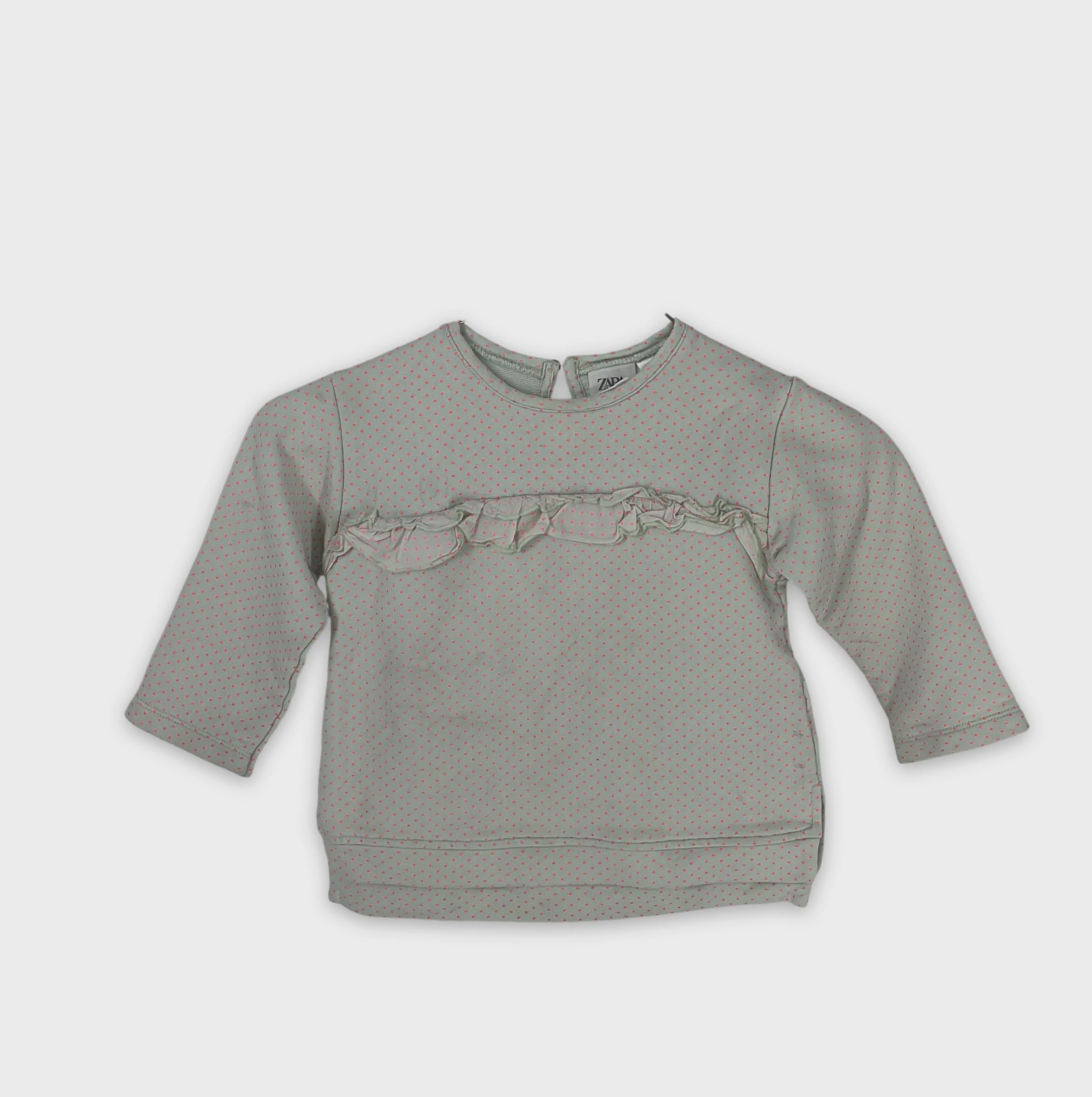 0-ZARA BABY - Sweatshirt à volants - 2-3 ANS