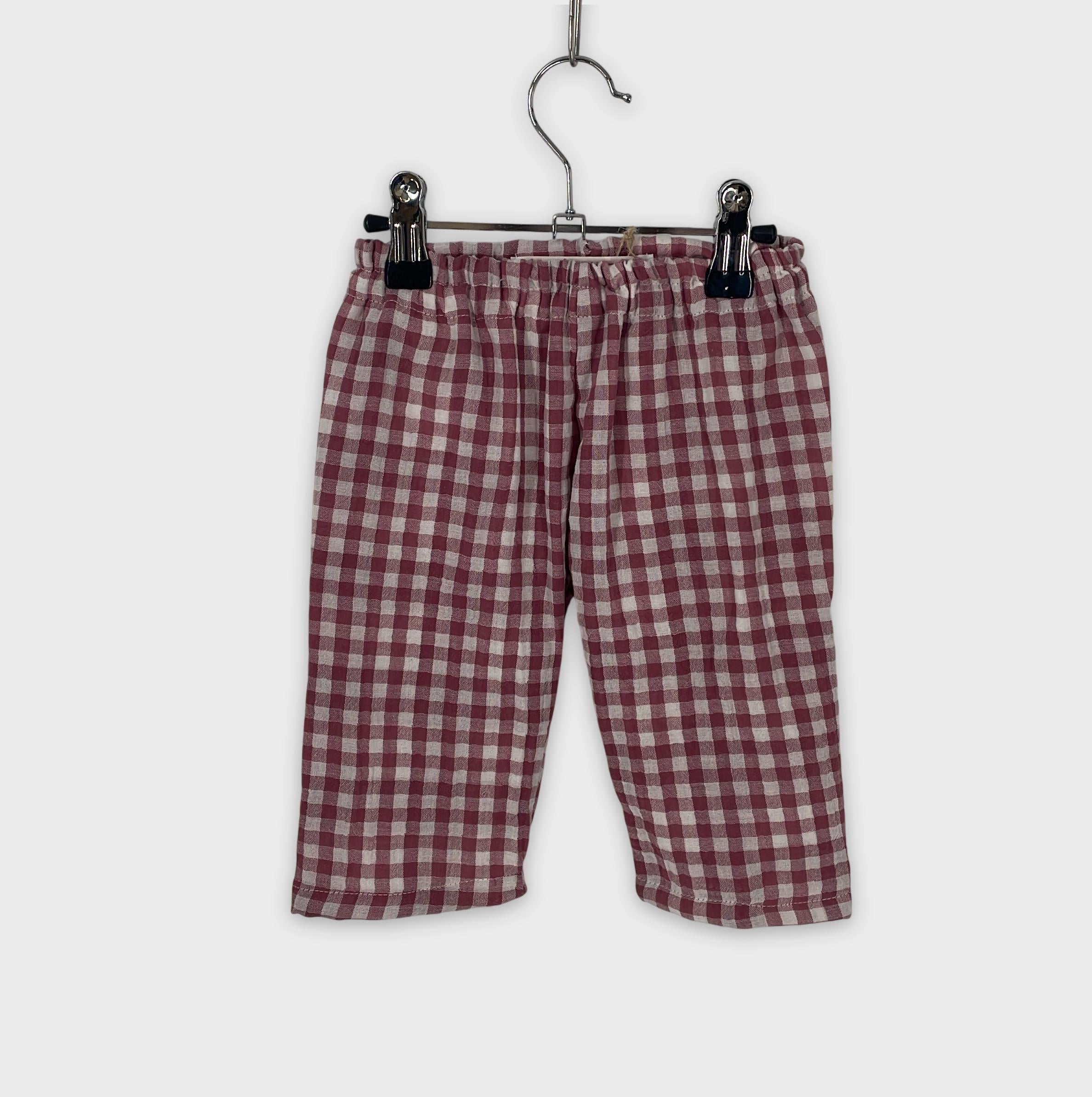 0-Tiny Jump - Pantalon carreaux - 9/12 mois