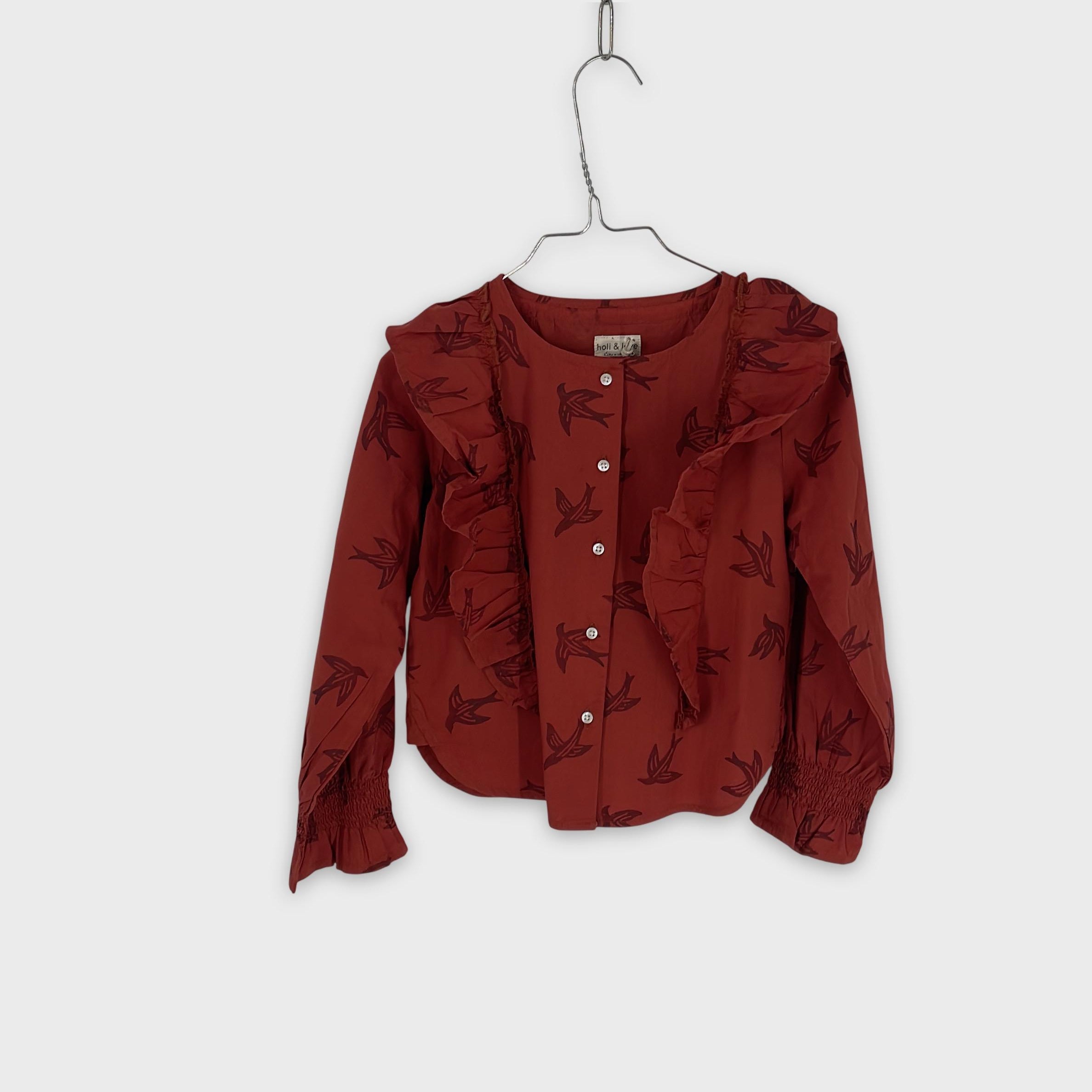 0-Holi & Love - Blouse à volants - 6/7 ans
