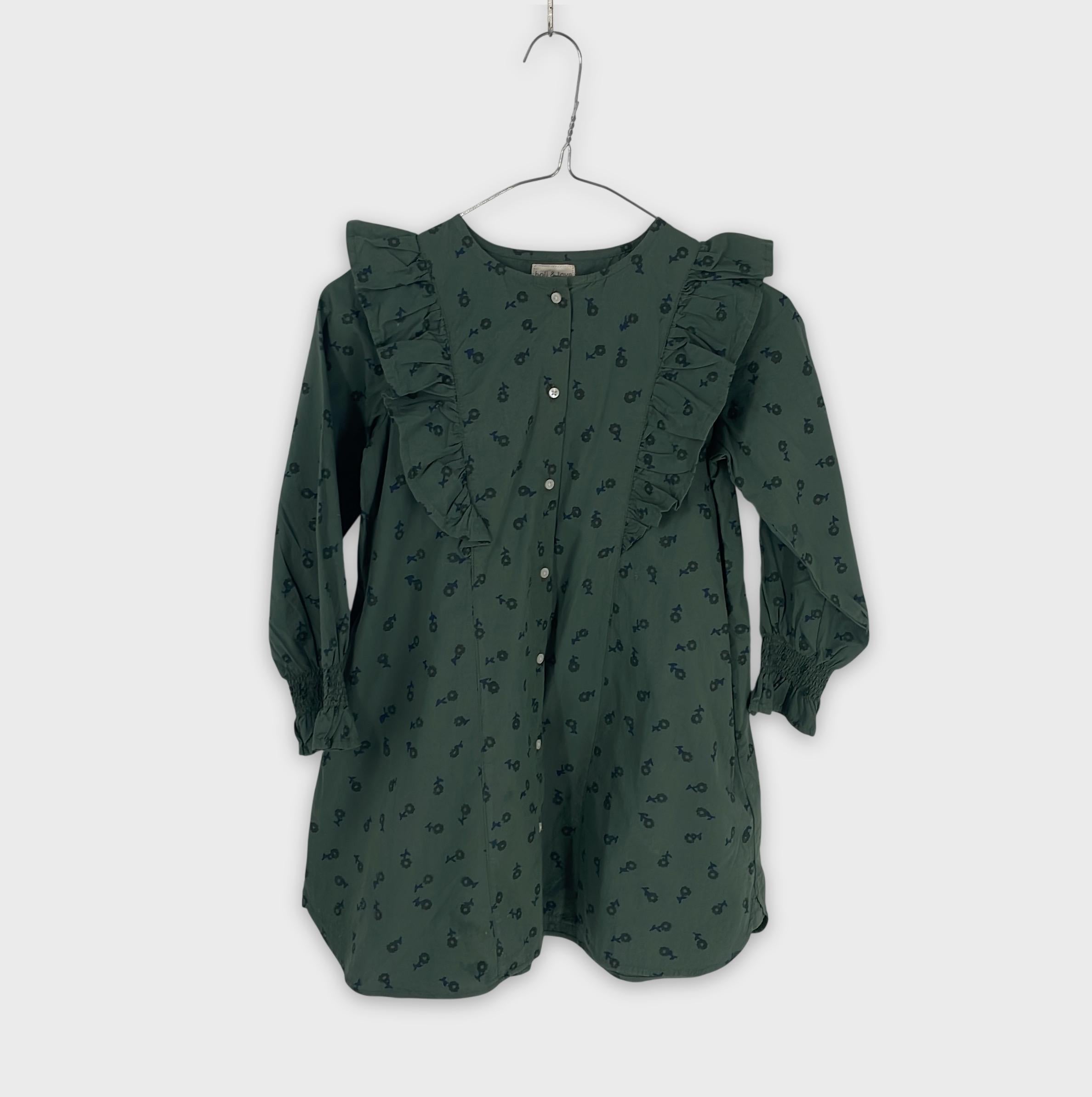 0-Holi & Love - Blouse à volants à motifs - 6/7Y