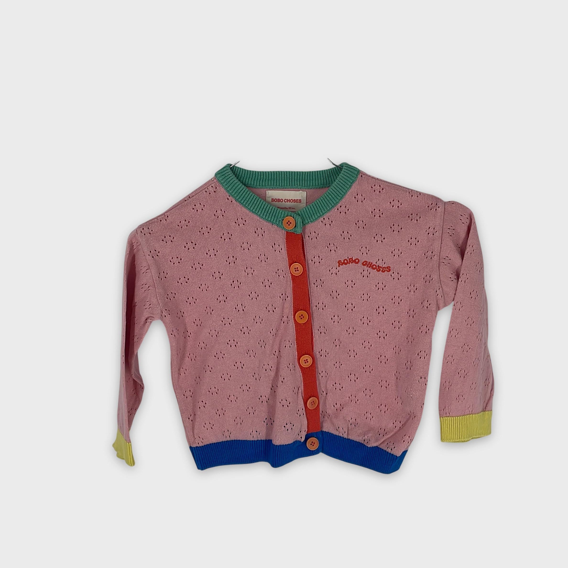 0-BOBO CHOSES - Gilet en maille ajourée - 24 mois (92 cm)
