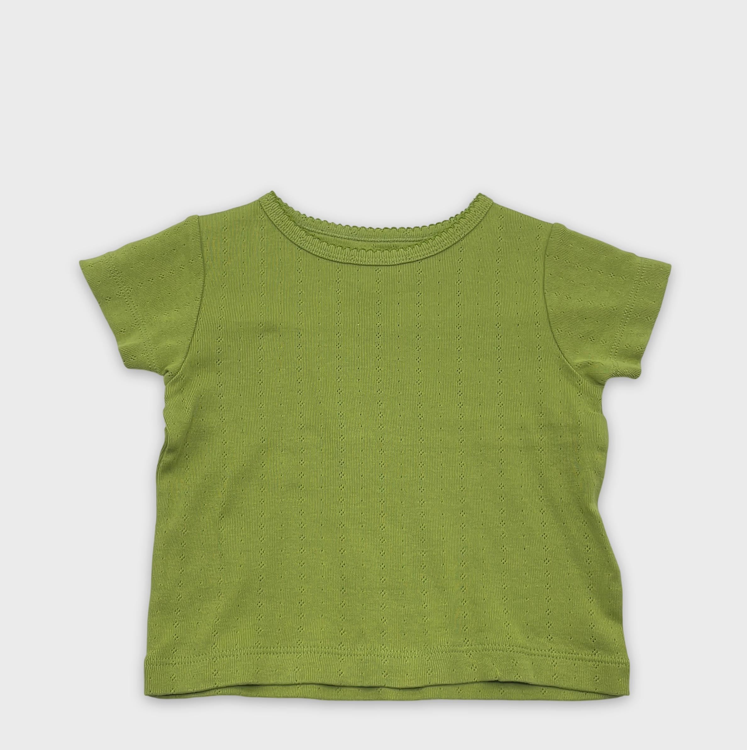0-Piccalilly - T-shirt en coton bio - 6-12 mois