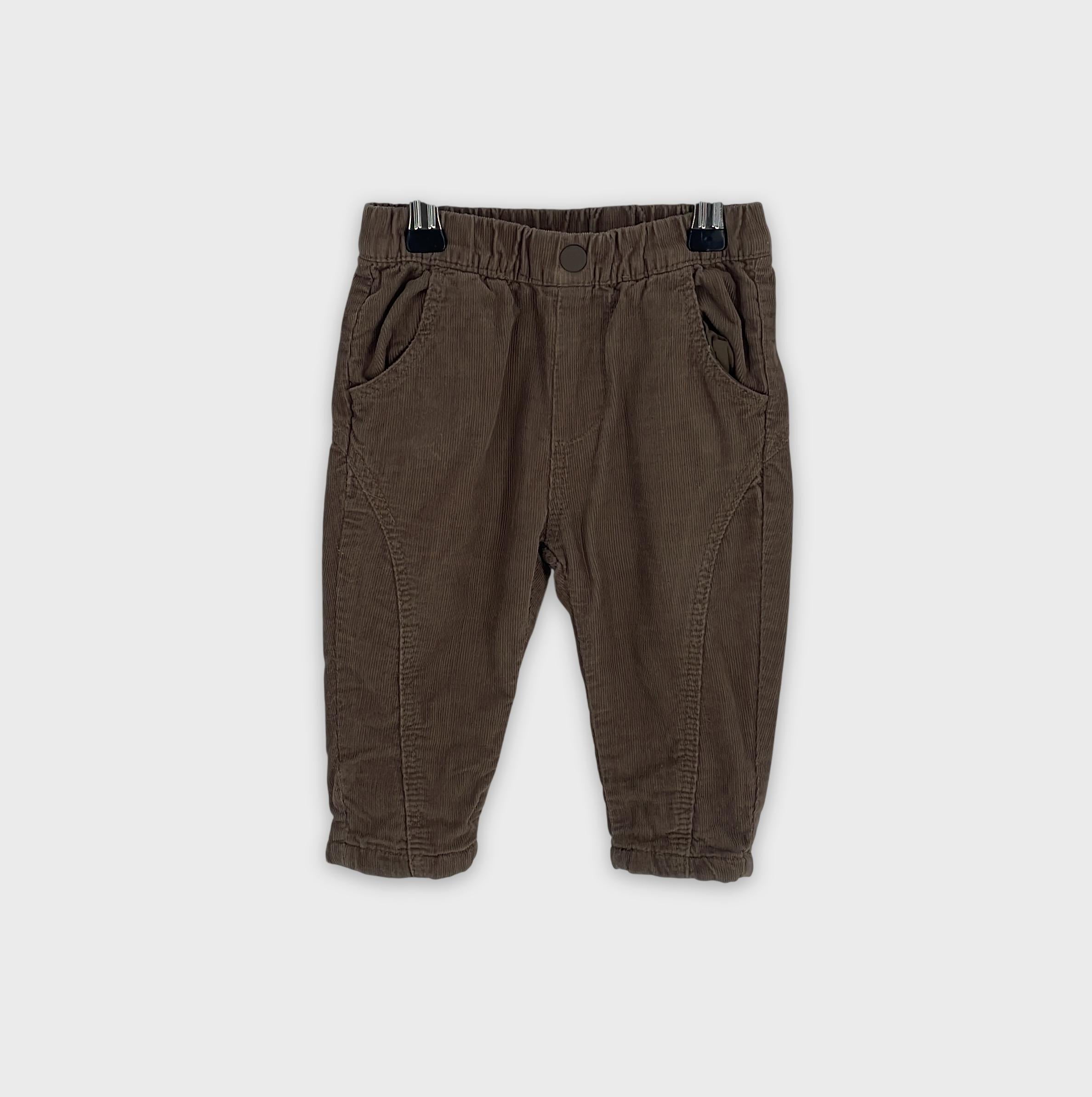 0-ZARA - Pantalon bébé velours côtelé - 9-12 Mois