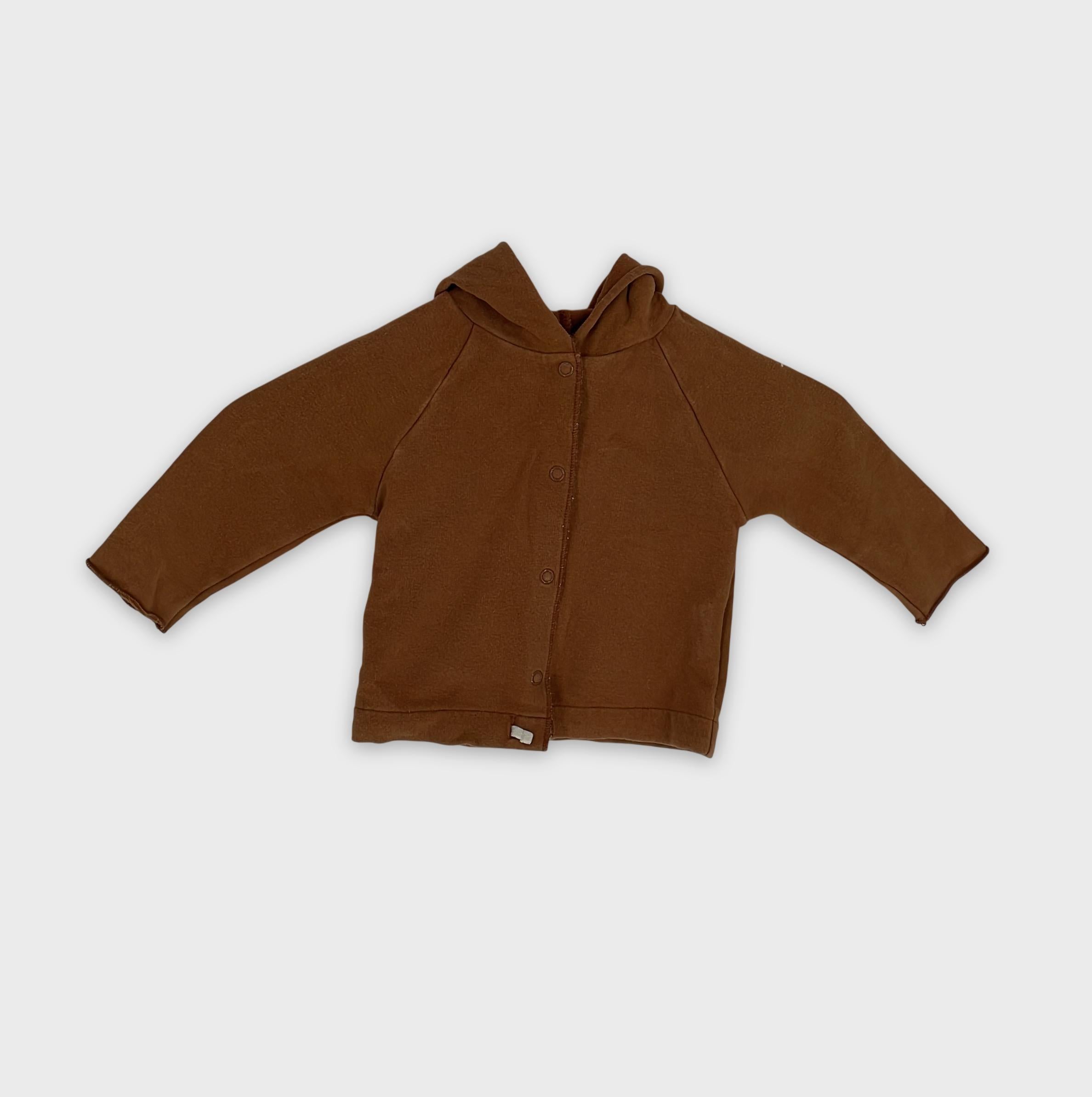 0-Gray Label - Gilet à capuche - 6-9 mois