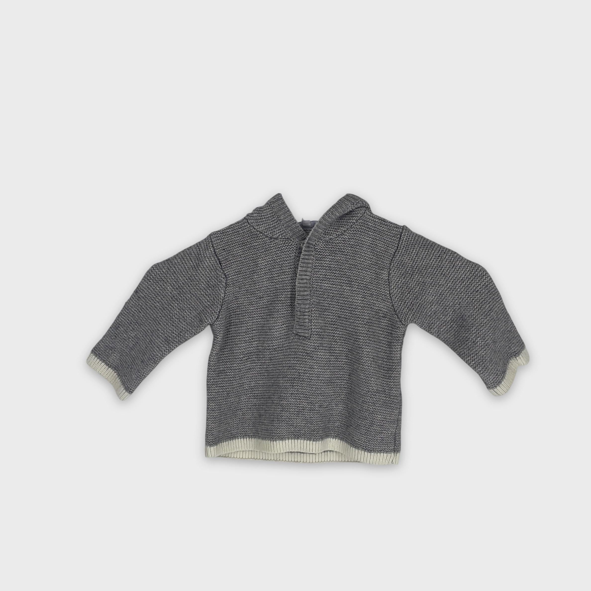 0-Jacadi - Gilet en maille - 6M