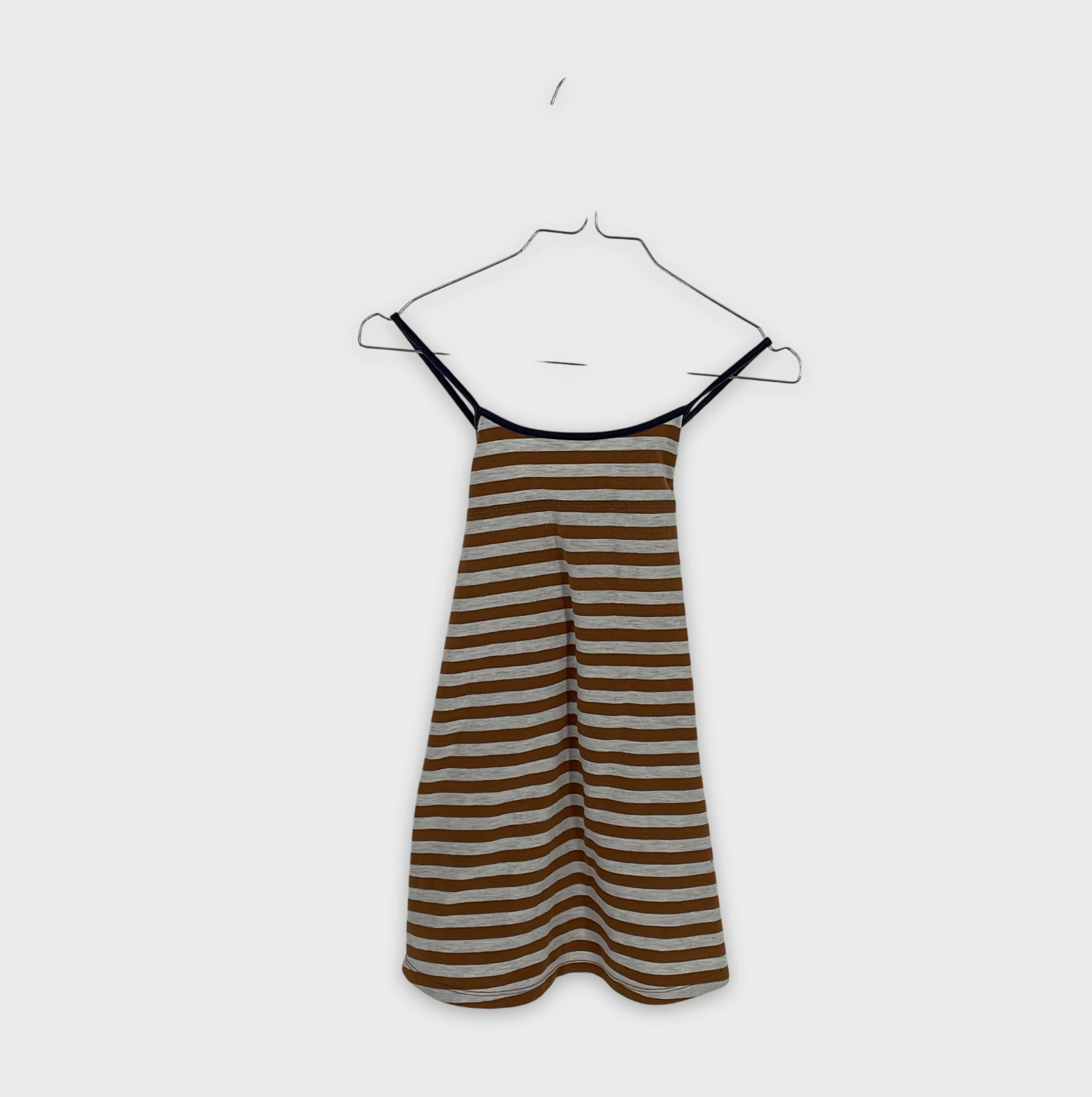 0-Caramel - Robe rayée - Taille 3 ans