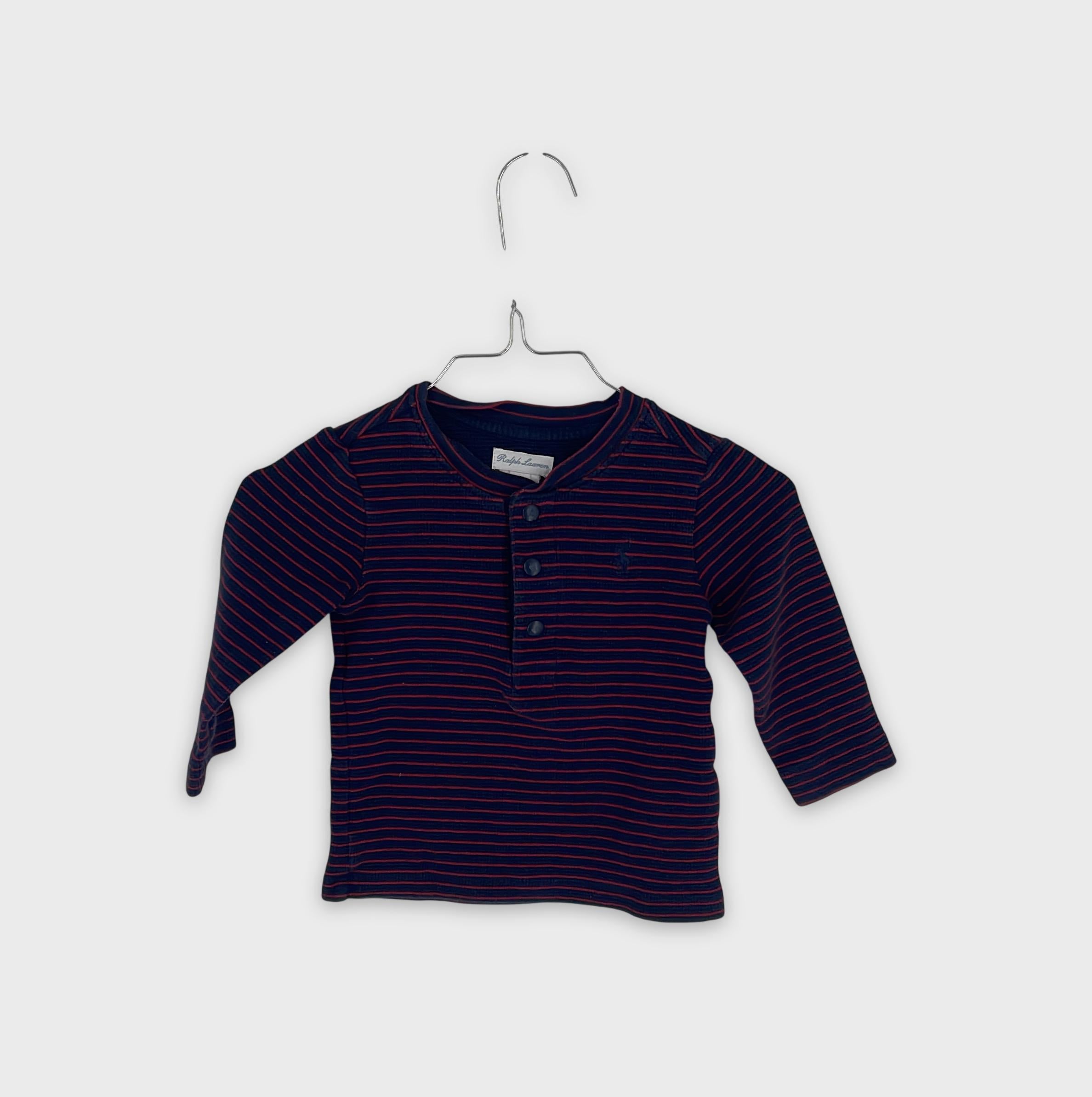 0-Ralph Lauren - Haut manches longues - 12M