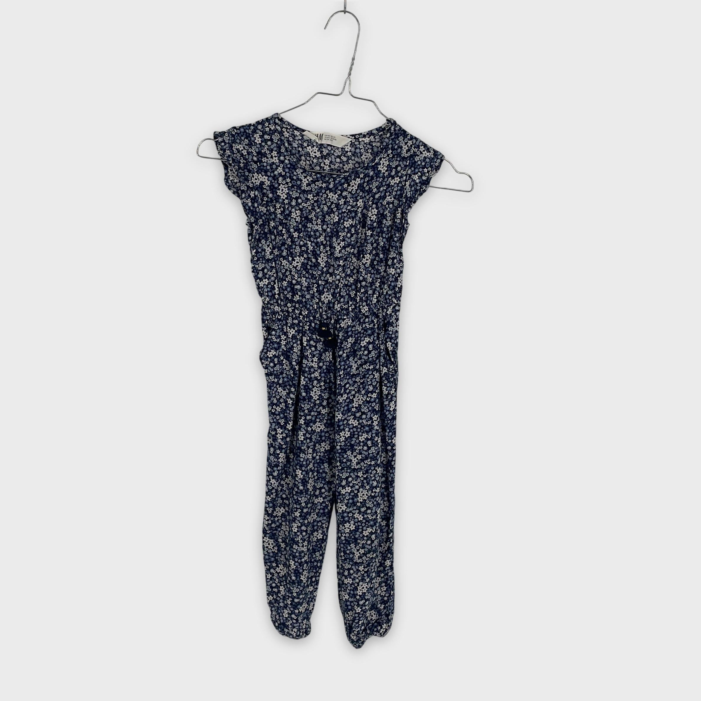 0-H&M - Combinaison florale - 3-4 ans