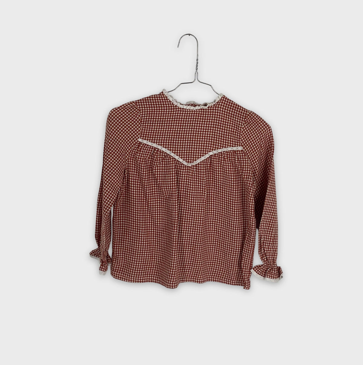 0-Hello Simone - Blouse à carreaux - 8A