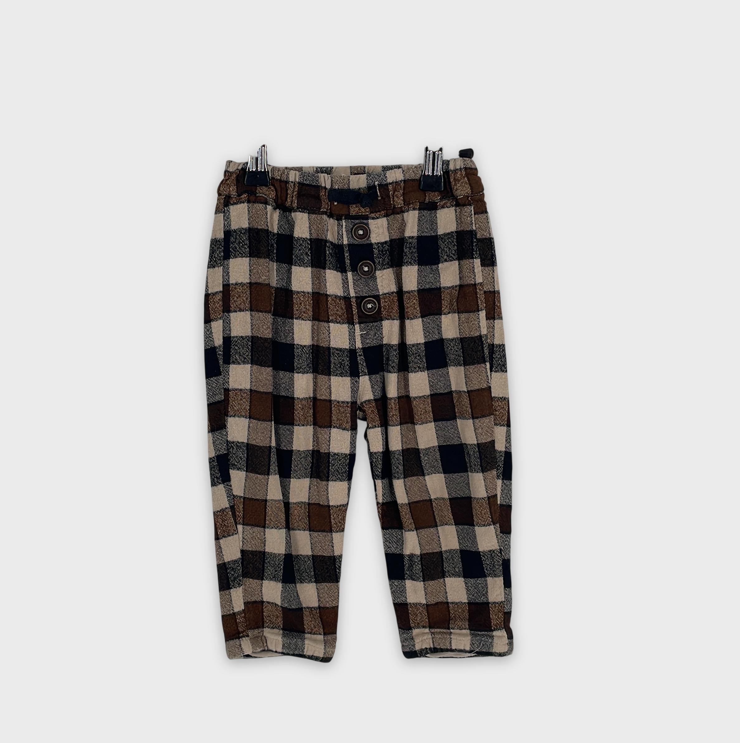 0-ZARA - Pantalon à carreaux - 12-18 Mois