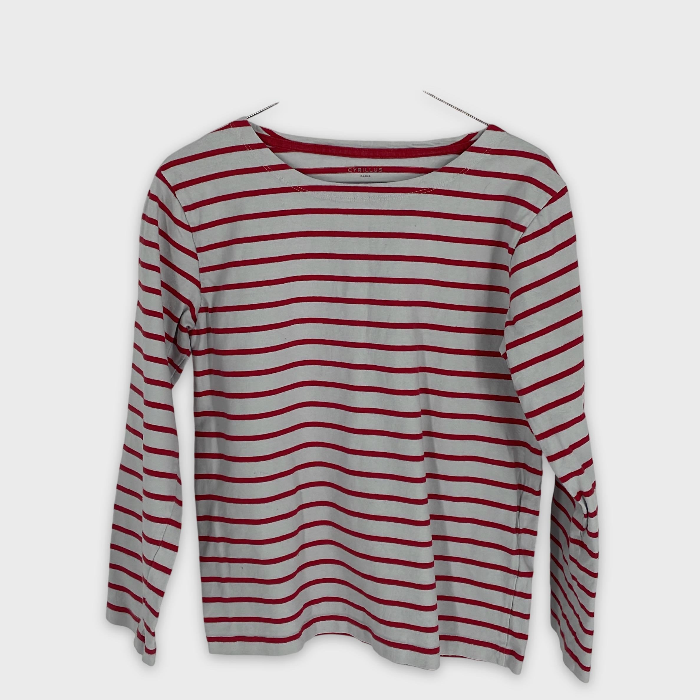 0-Cyrillus - T-shirt rayé - Taille 10 ans