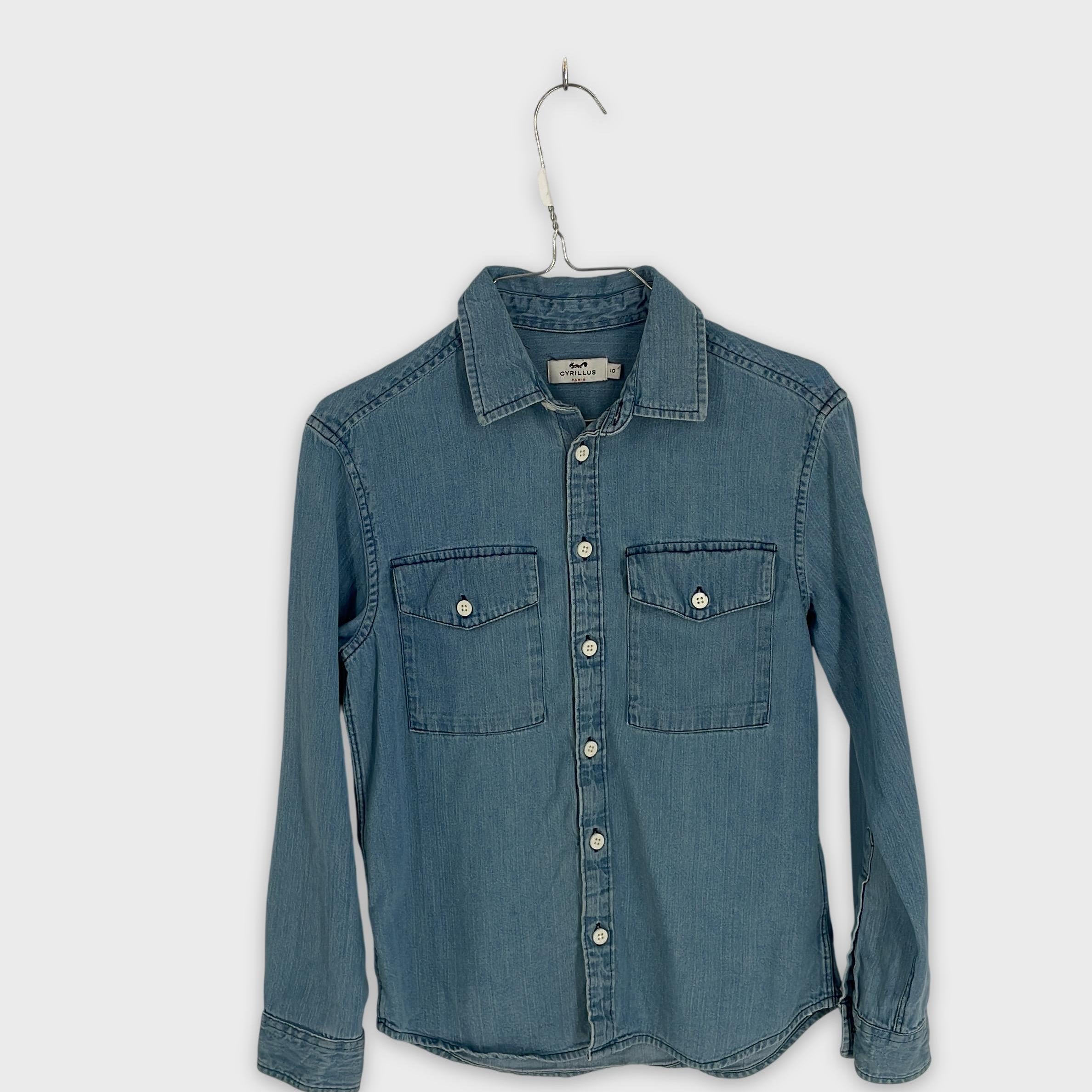 0-Cyrillus - Chemise en jean - Taille 10 (FR 38)