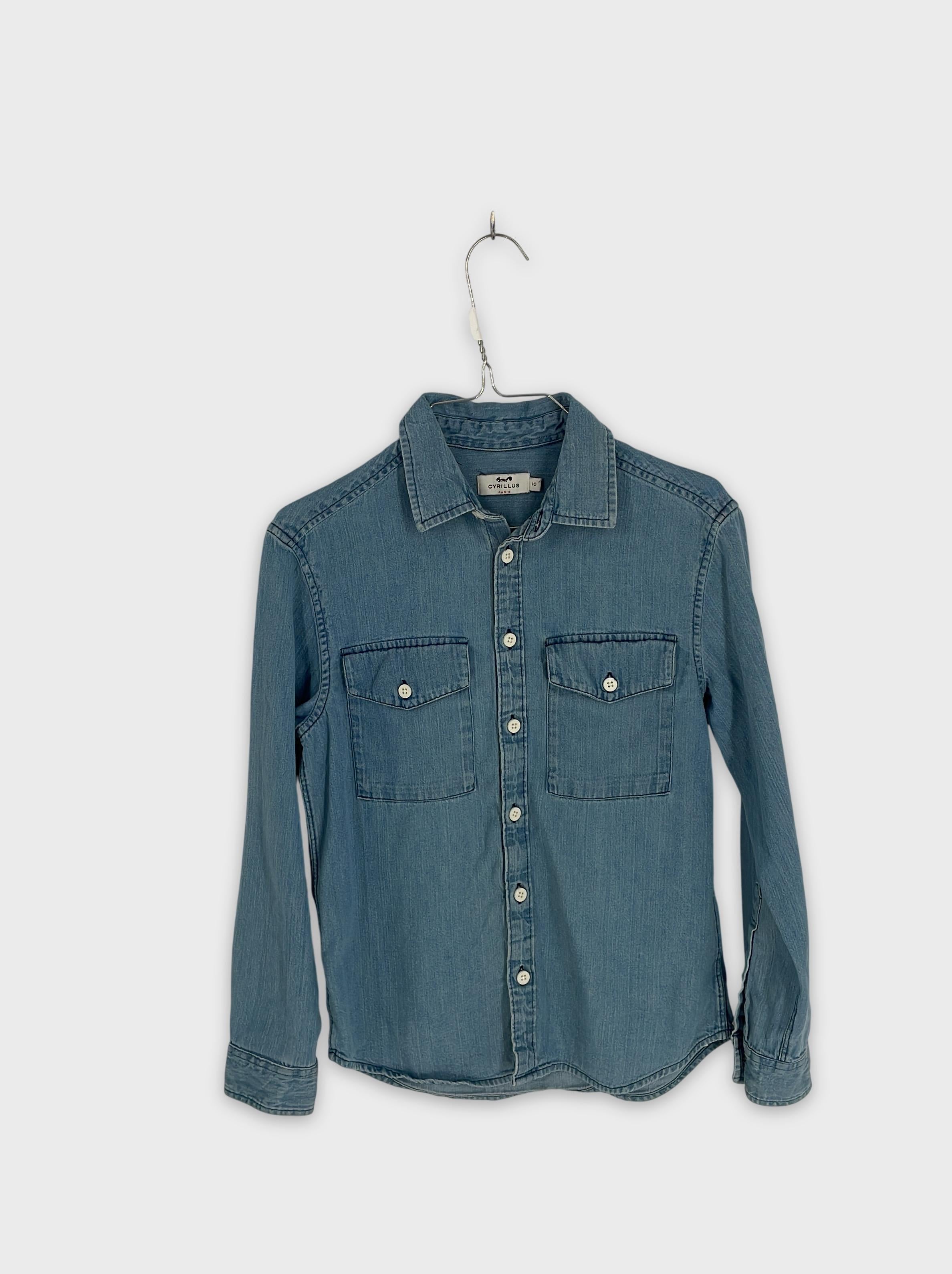 0-Cyrillus - Chemise en jean - Taille 10 (FR 38)