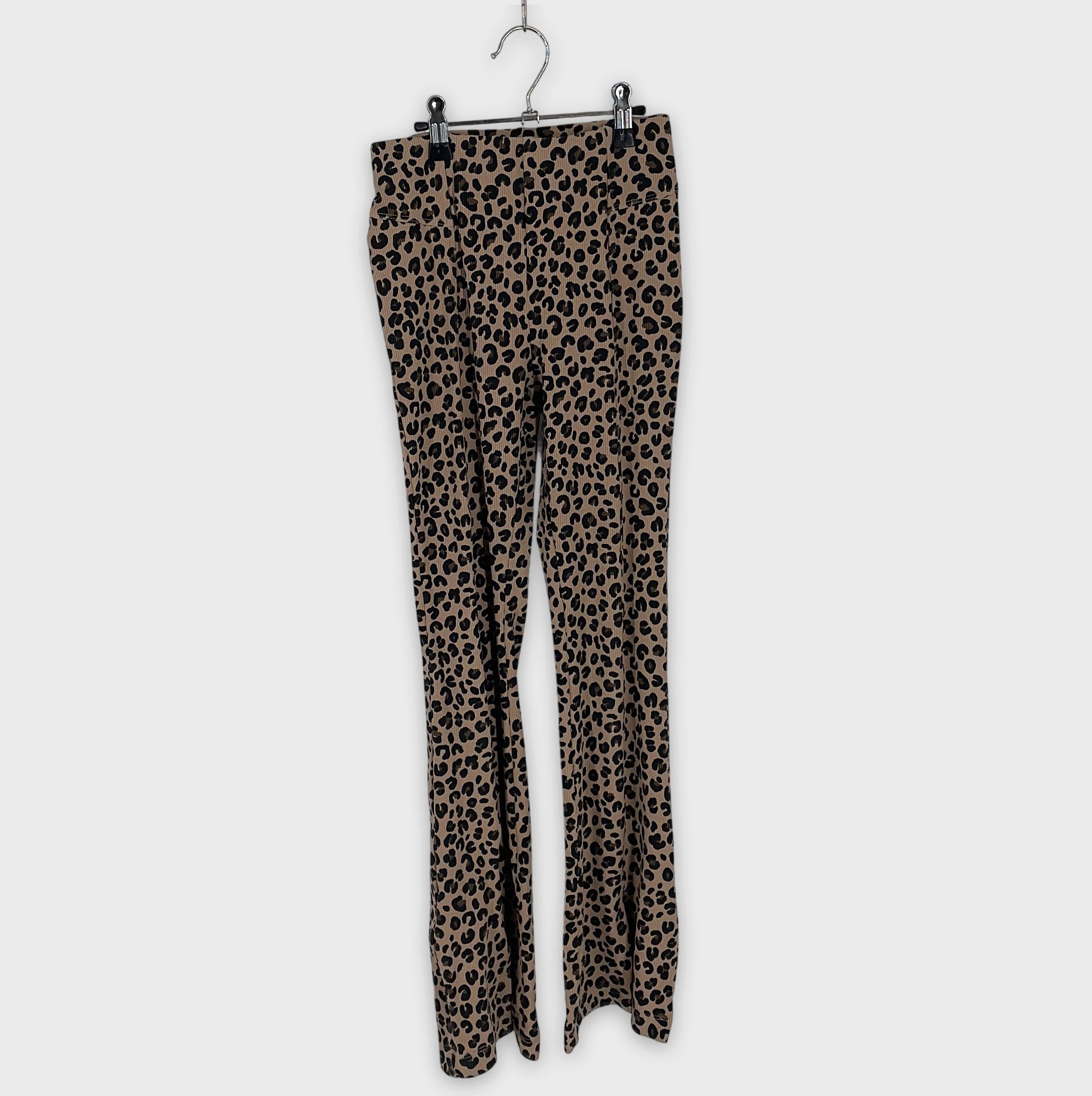 0-Zara - Legging côtelé imprimé léopard - 11-12 ans (148 cm)