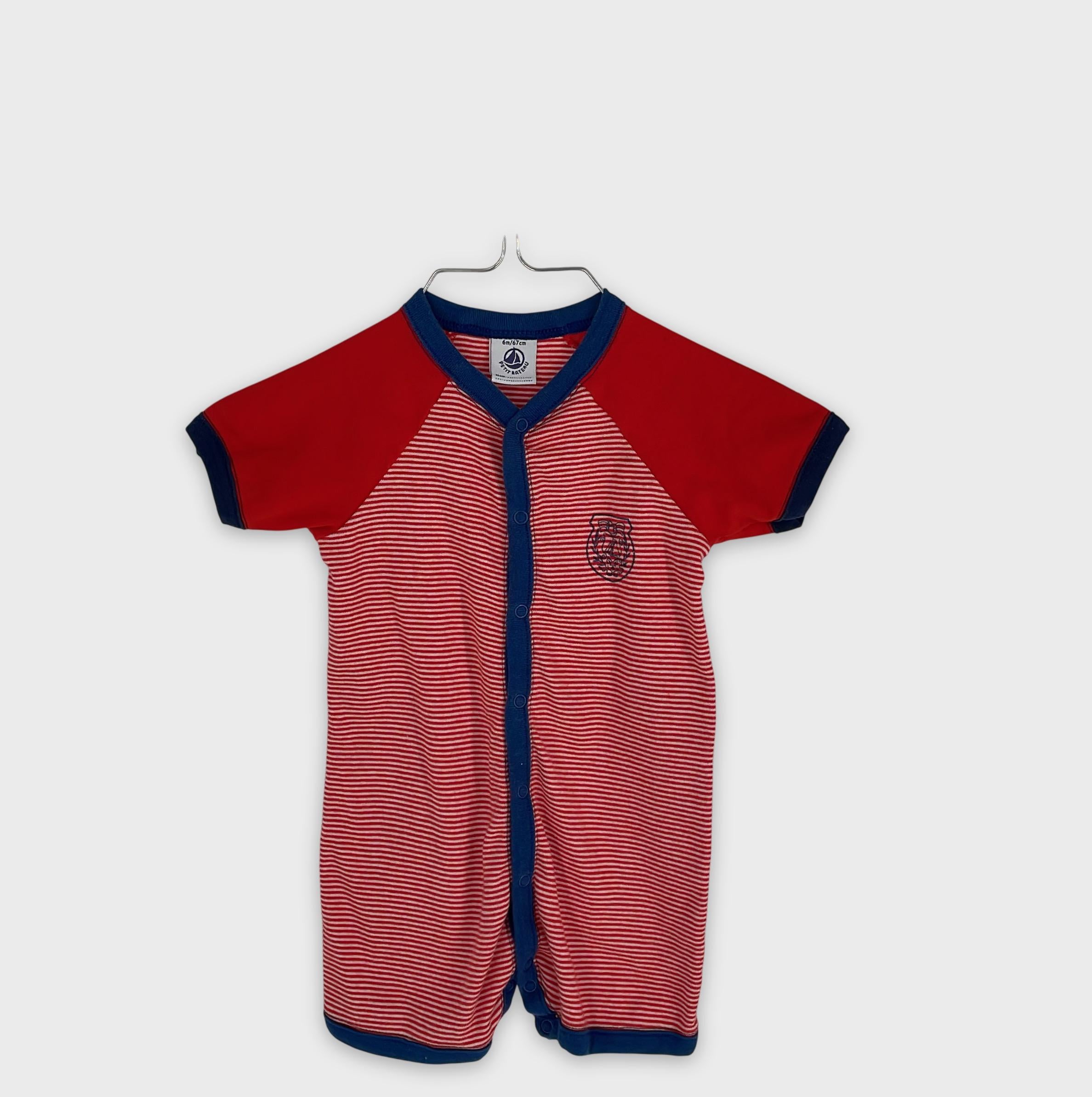 0-Petit Bateau - Grenouillère - 6 mois