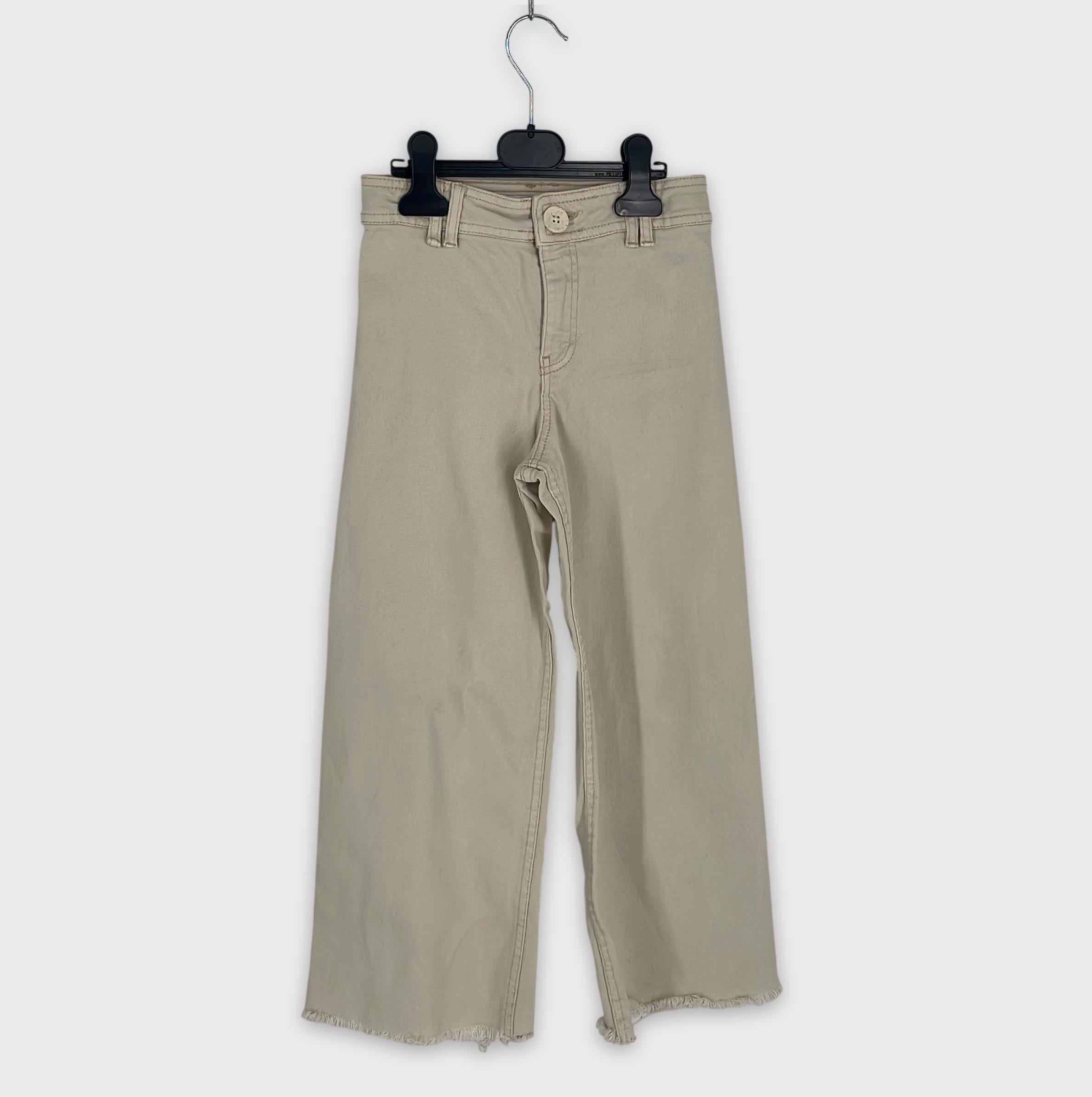 0-ZARA - Pantalon droit crop - Taille 9 ans (134 cm)