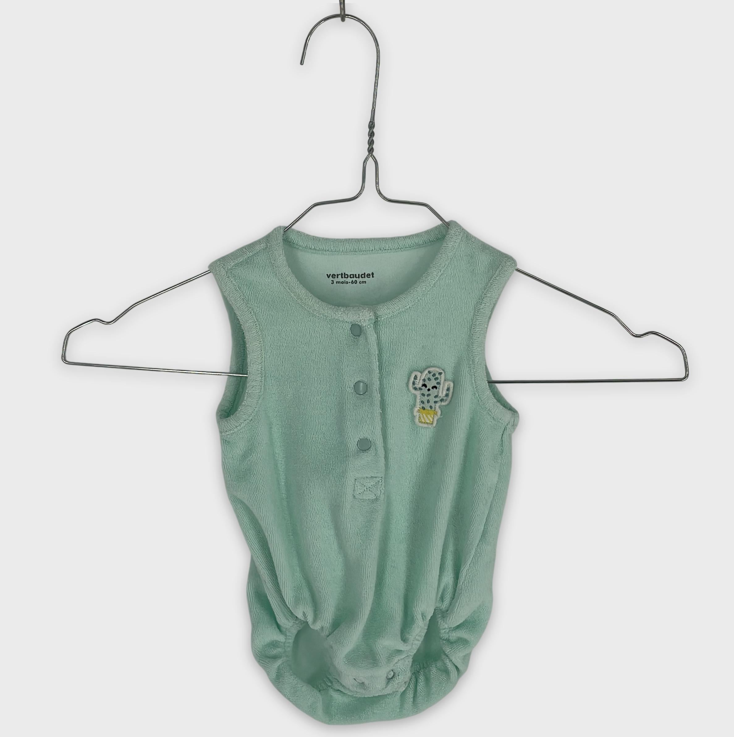 0-Vertbaudet - Barboteuse Bébé - 3 mois - 60 cm