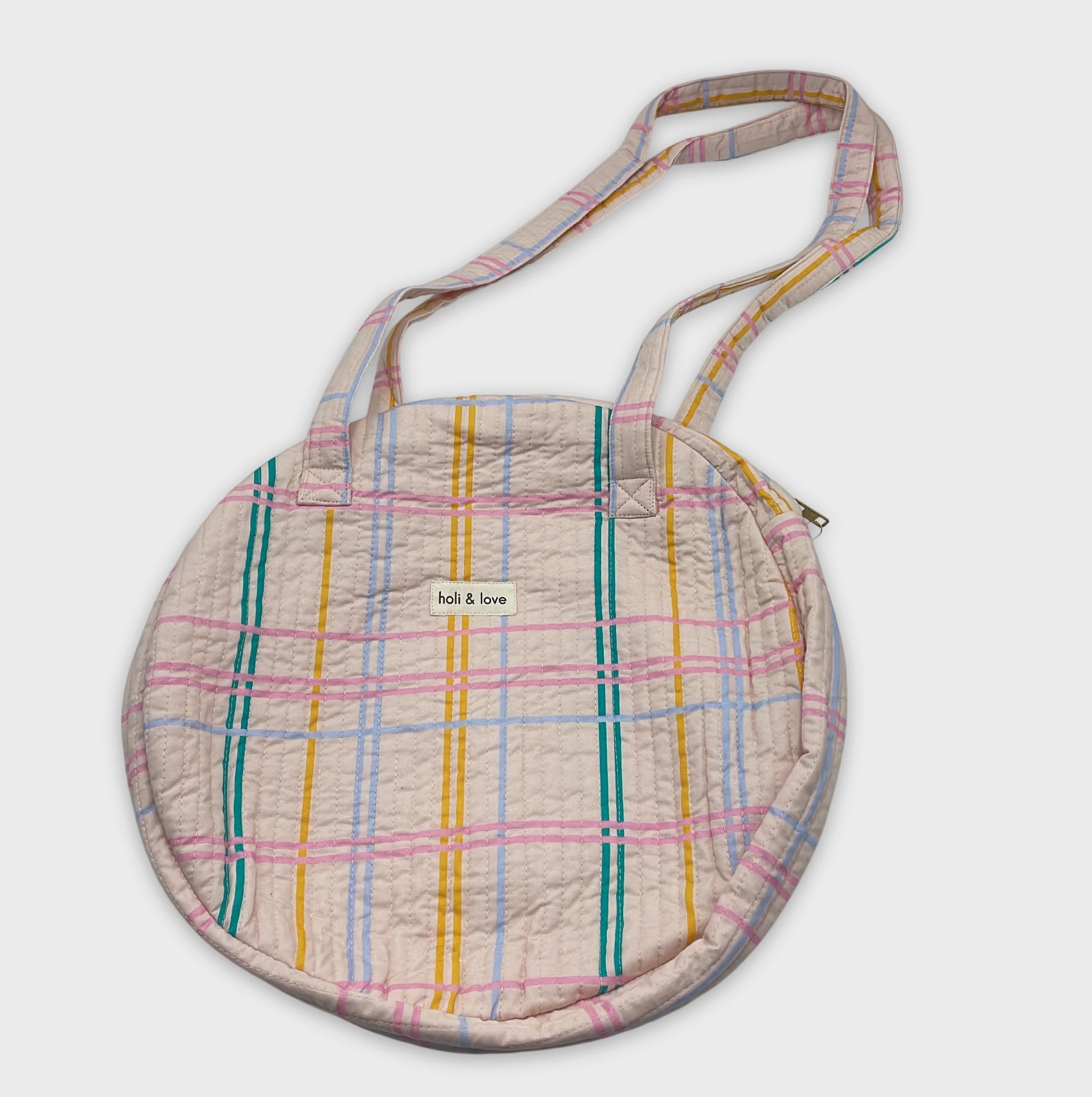 0-holi & love - Sac rond matelassé - Taille Unique