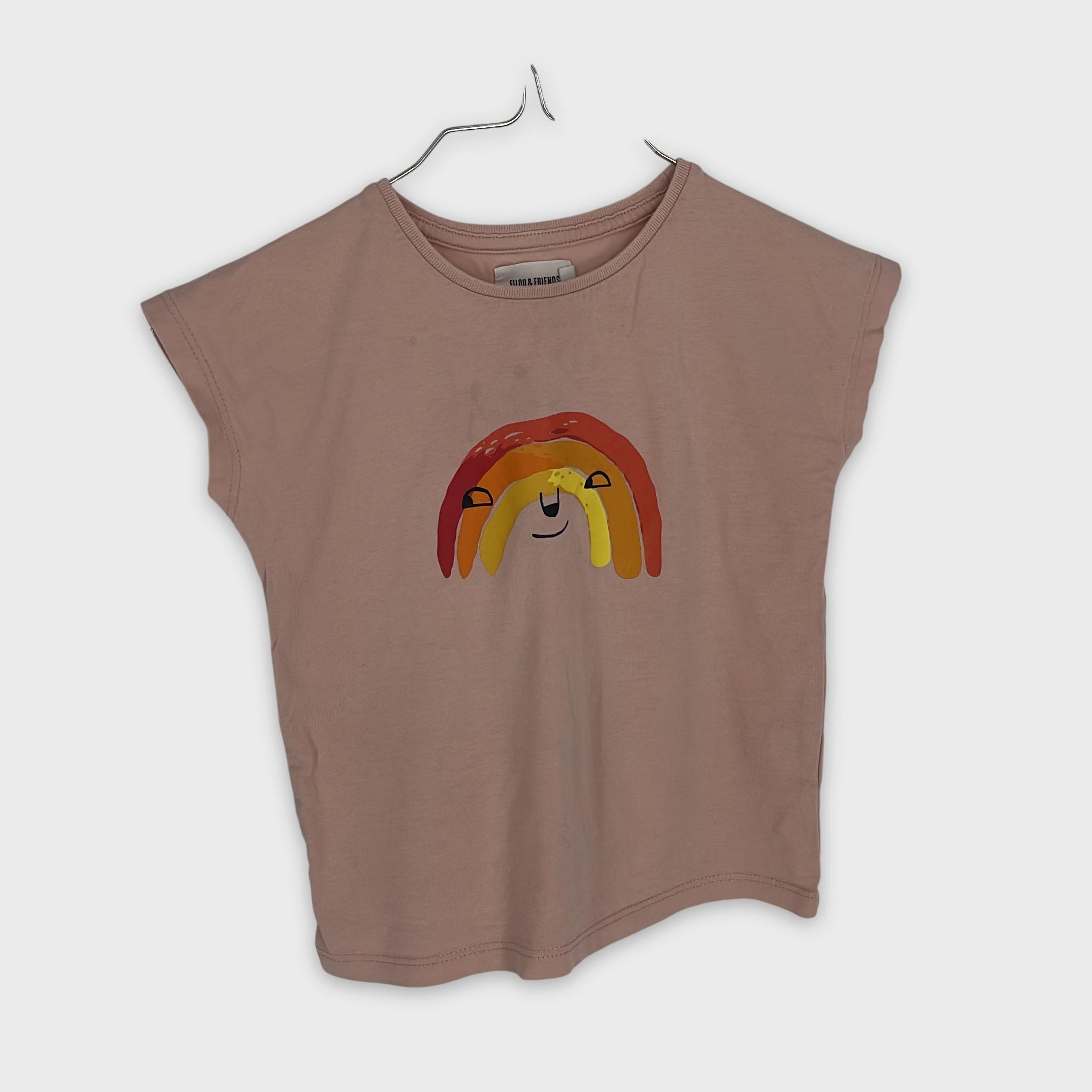 0-FILOU & FRIENDS - T-shirt à motif arc-en-ciel - 3 ans