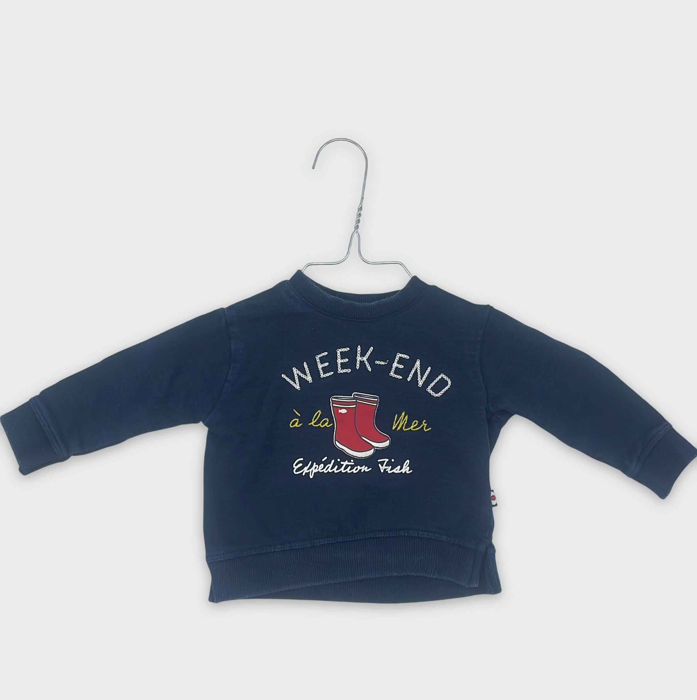0-WEEK-END à la Mer - Sweatshirt - 6M