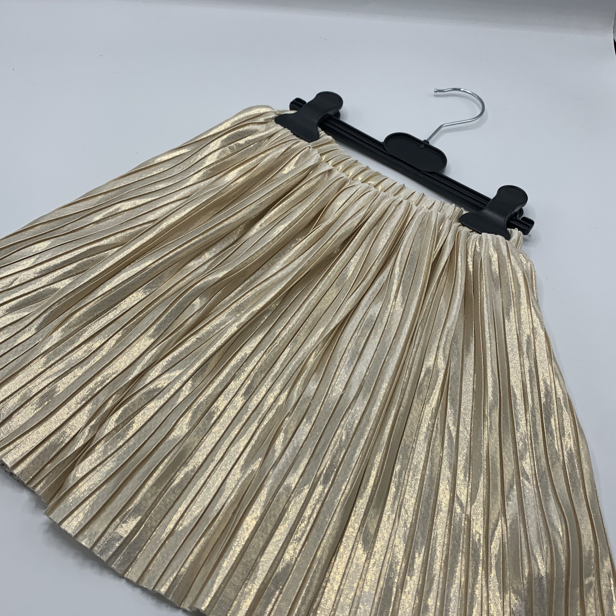 1-Jupe plissée H&M dorée ✨