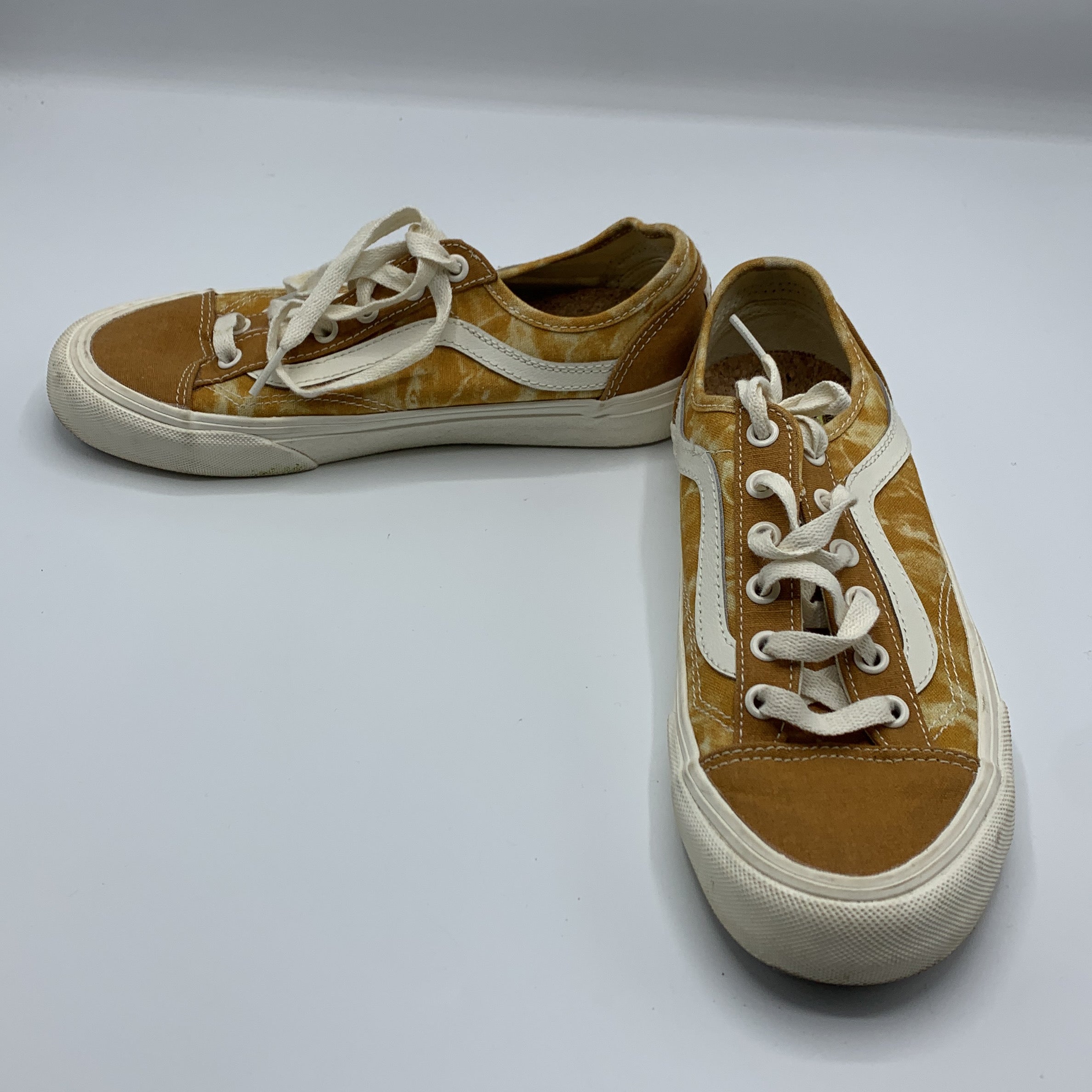 1-Vans 👟 Baskets Tie Dye Jaune et Blanc