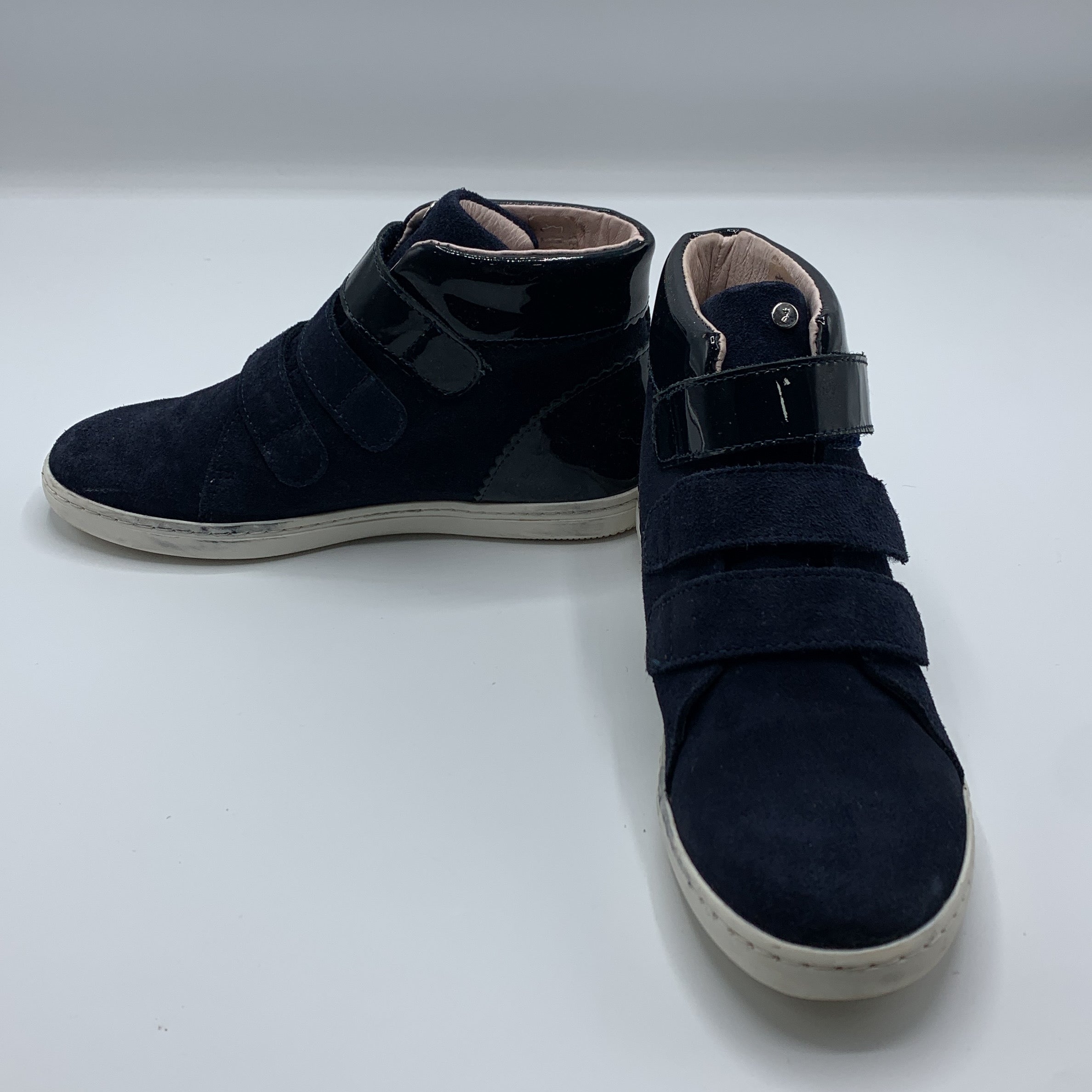 1-Chaussures montantes Jacadi Paris en cuir et vernis 👟