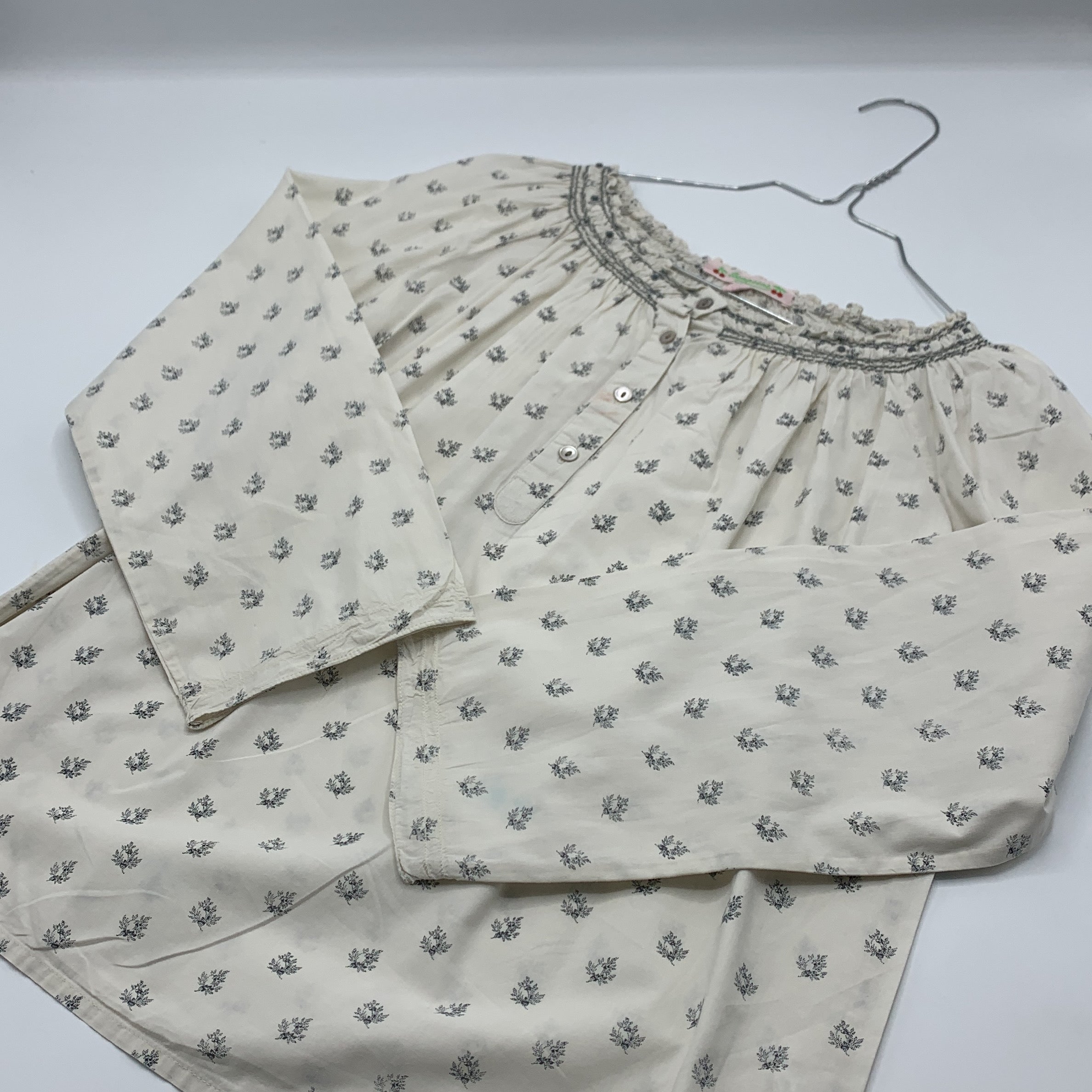 1-Chemisier à manches longues Bonpoint, imprimé fleuri 🌸