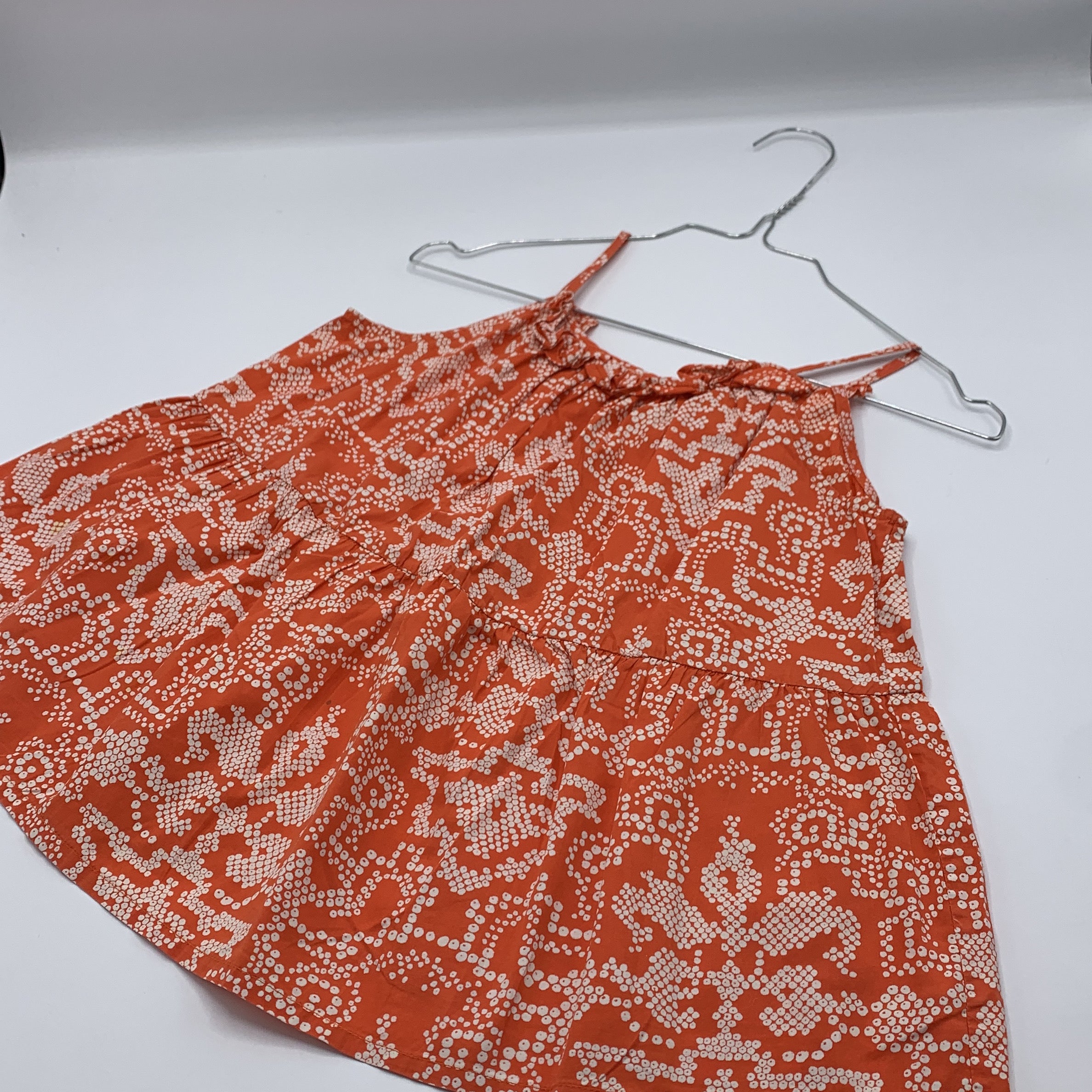 1-Rhapsody Robe d'été orange à pois 🏵️