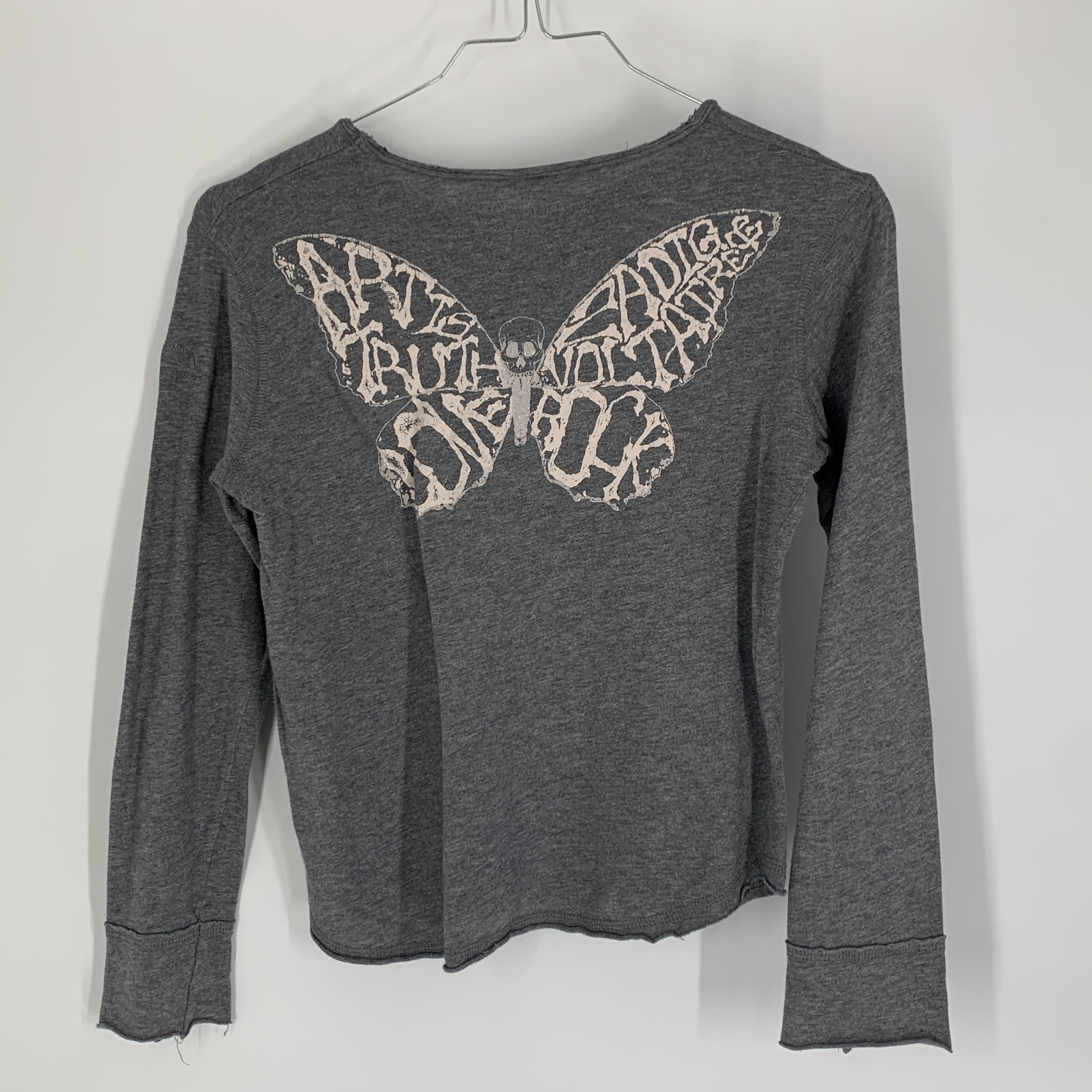1-Sweat Zadig & Voltaire, papillon, 10 ans