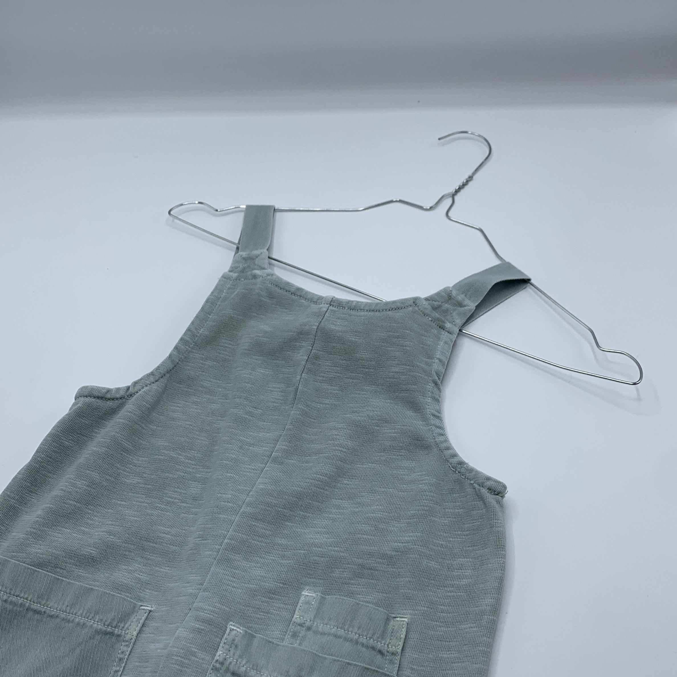 1-Zara Kids 🌿 Salopette Vert Clair 4-5 ans