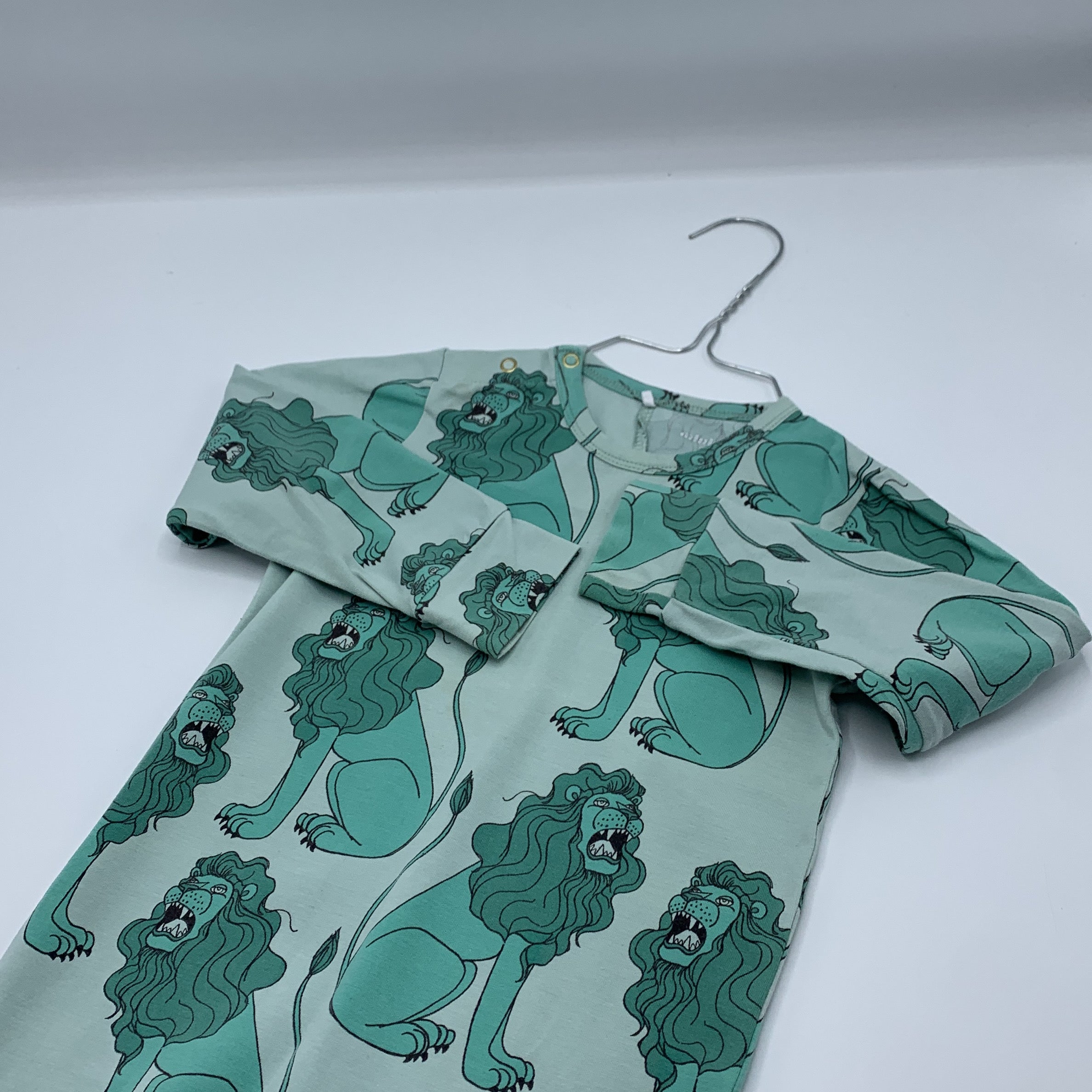 1-Mini Rodini Grenouille bébé à imprimé lions 🦁