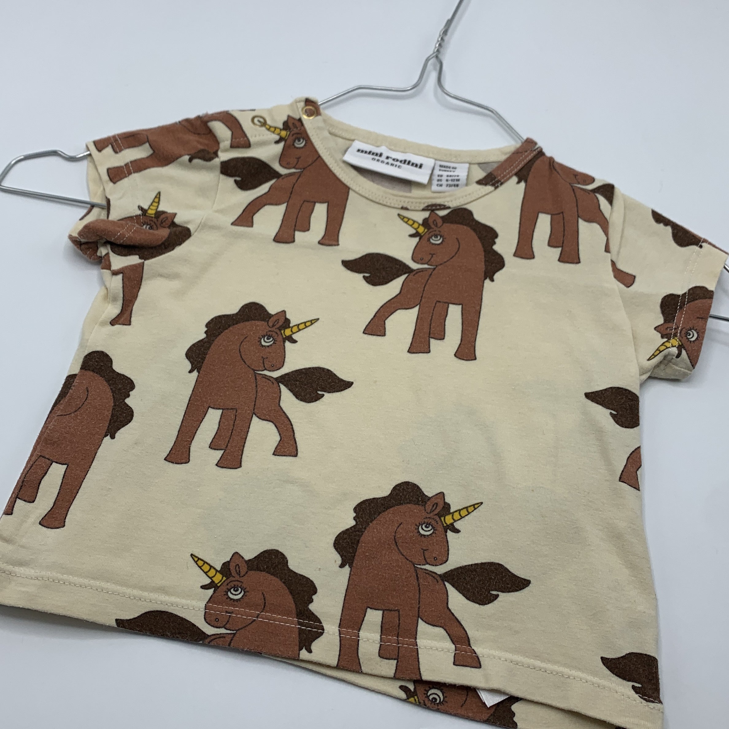 1-Mini Rodini 🦄 T-shirt manches courtes imprimé licornes