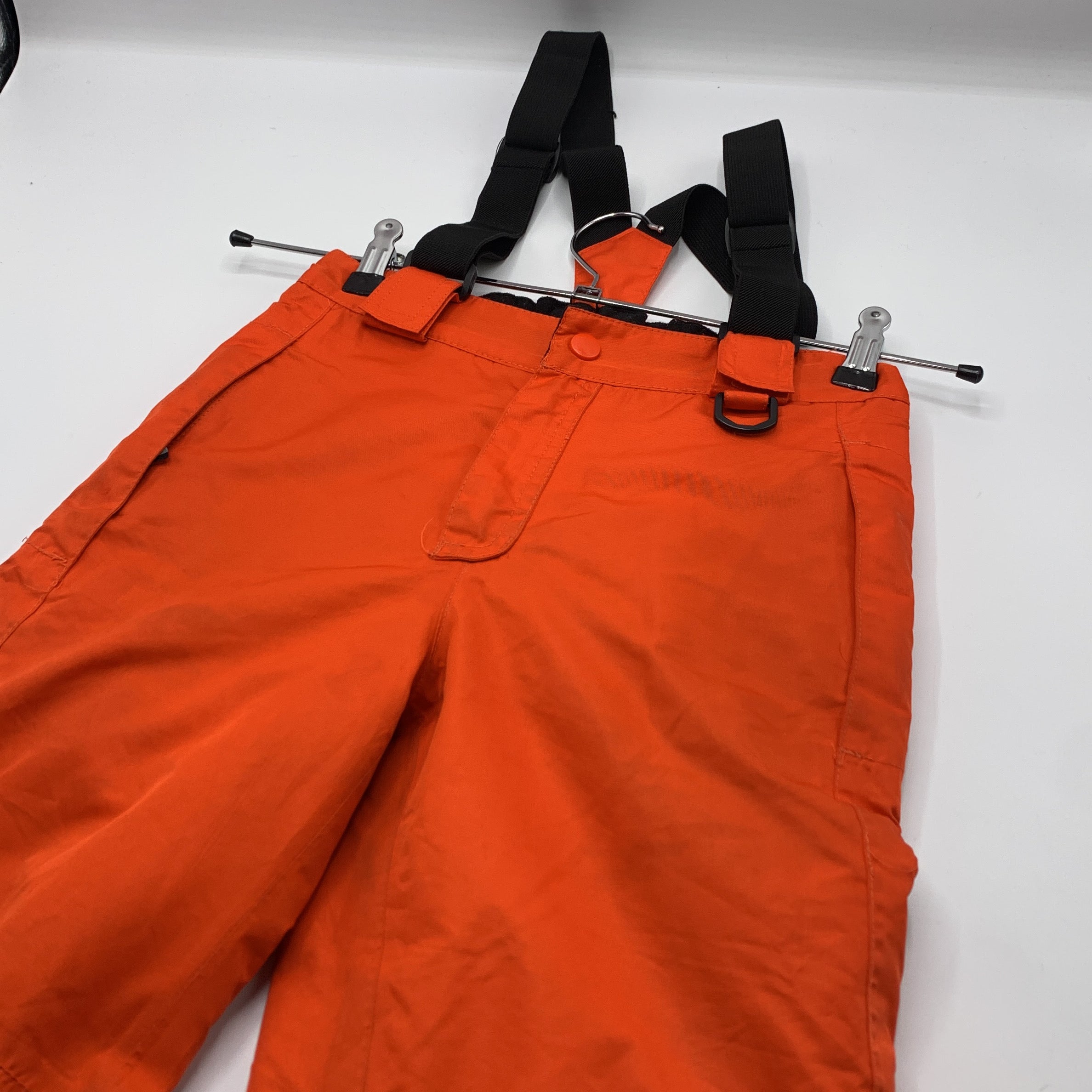 1-Pantalon de ski Crivit ⛷️, taille 122/128, orange et noir