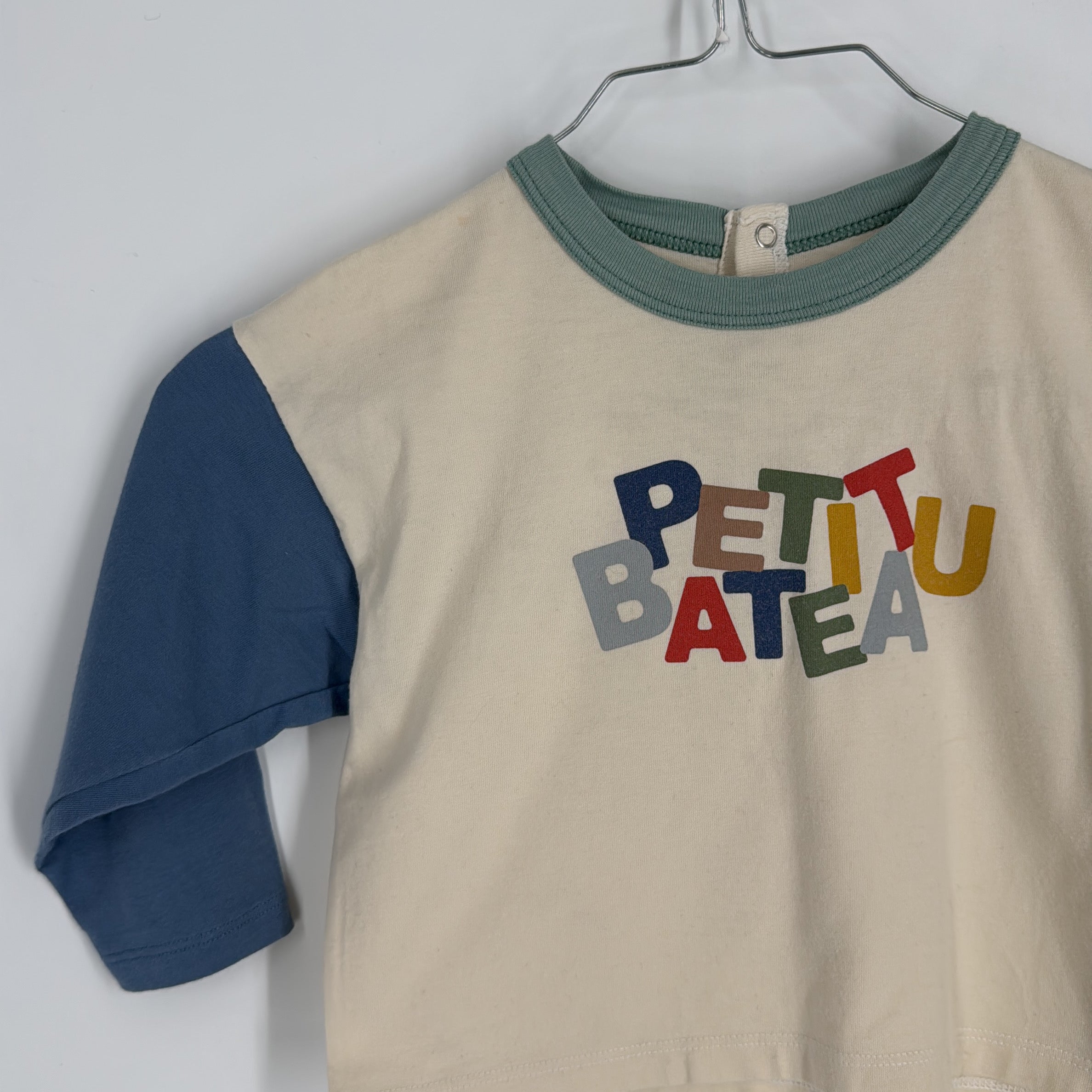 1-Petit Bateau - T-shirt manches longues - 24m/86cm