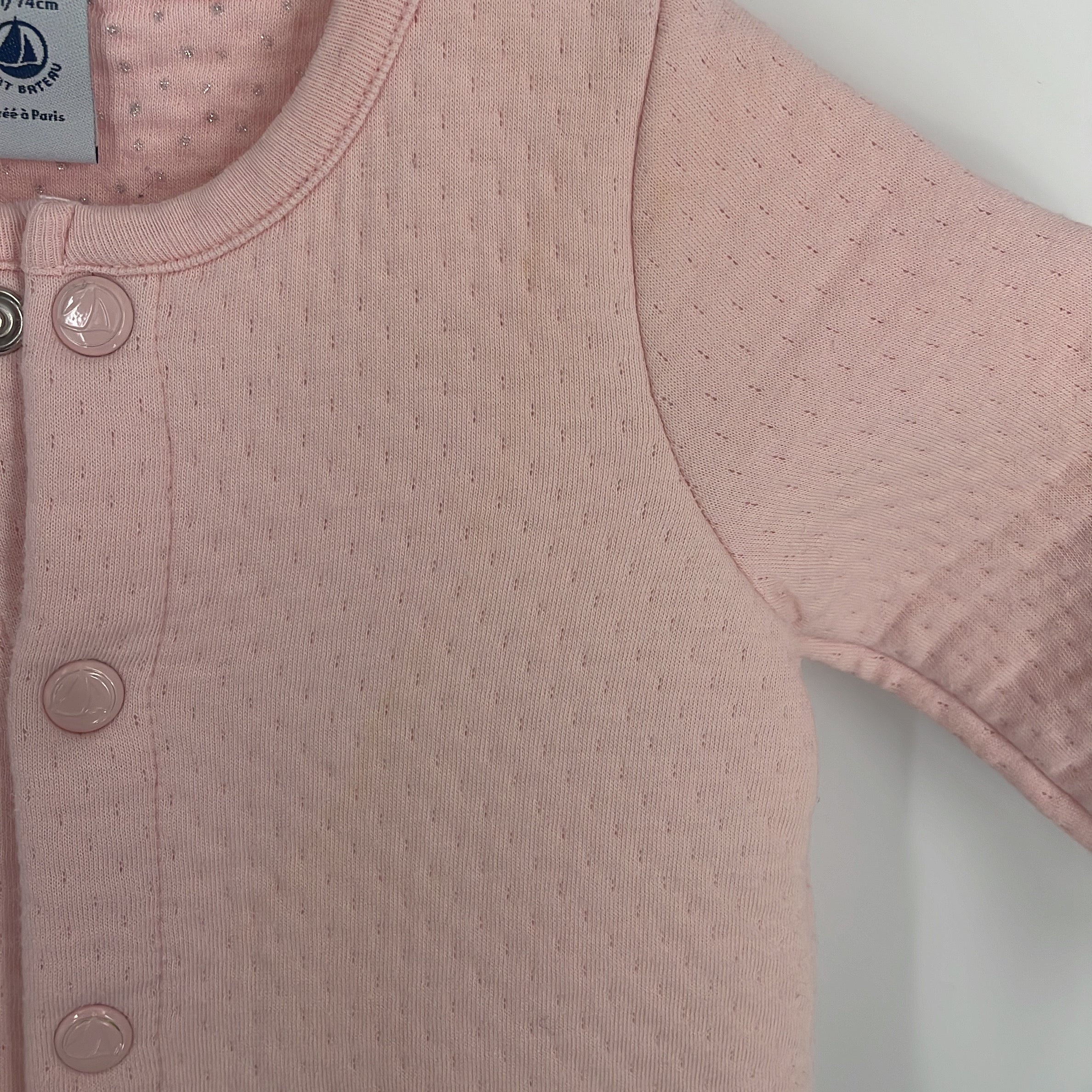 1-Petit Bateau - Gilet - 12m/74cm