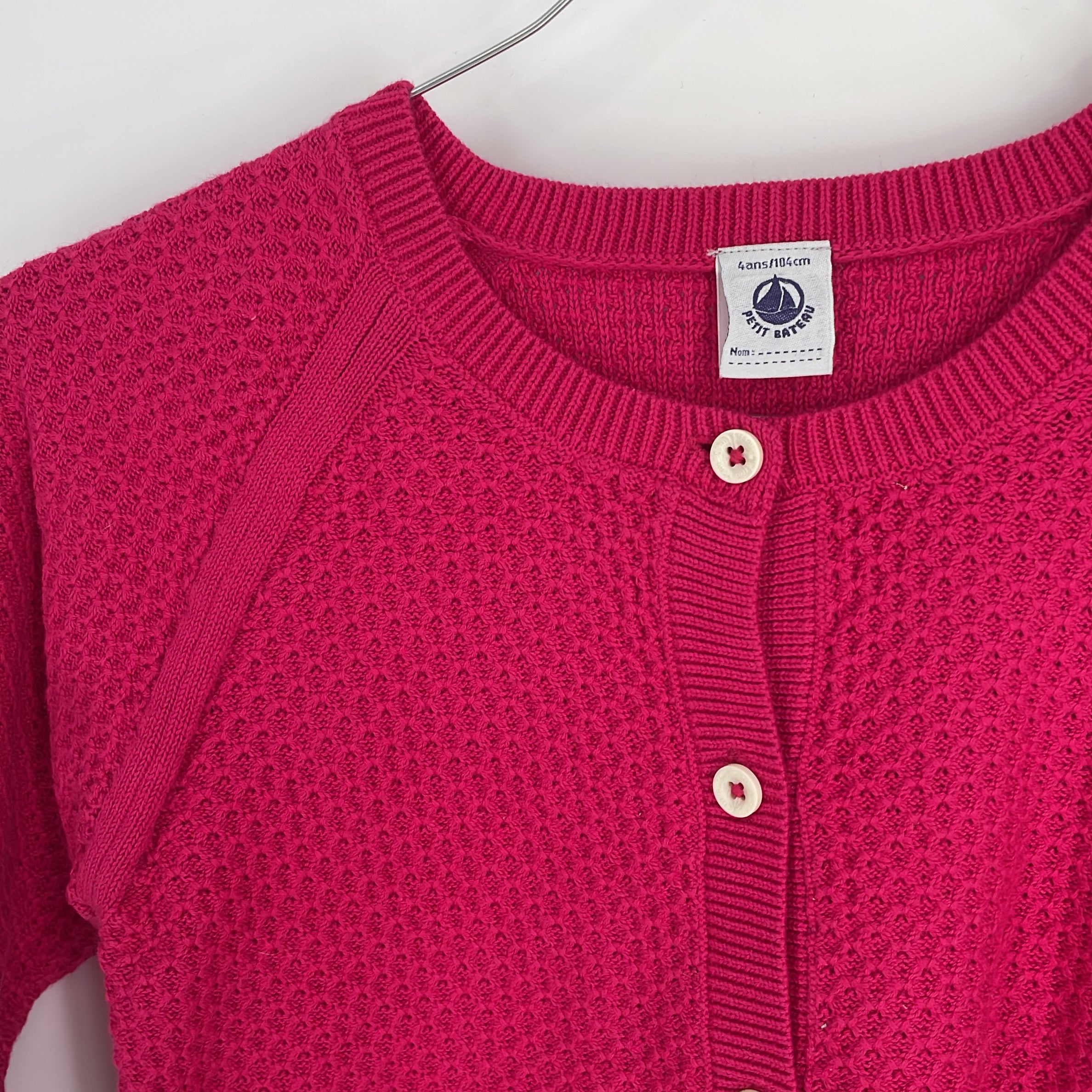 1-Petit Bateau - Gilet - 4 ans