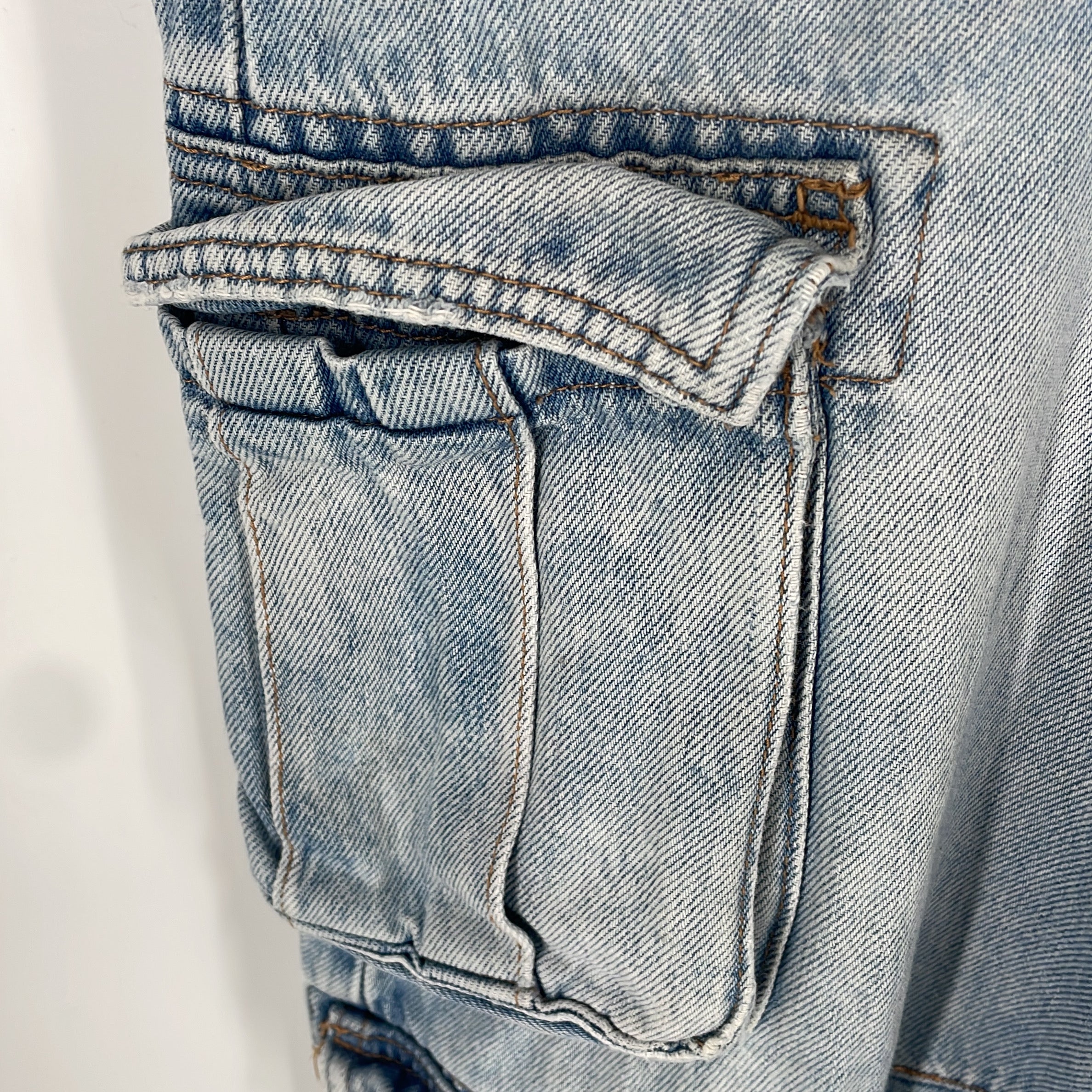 1-ZARA - Jeans Cargo - 11-12 ans