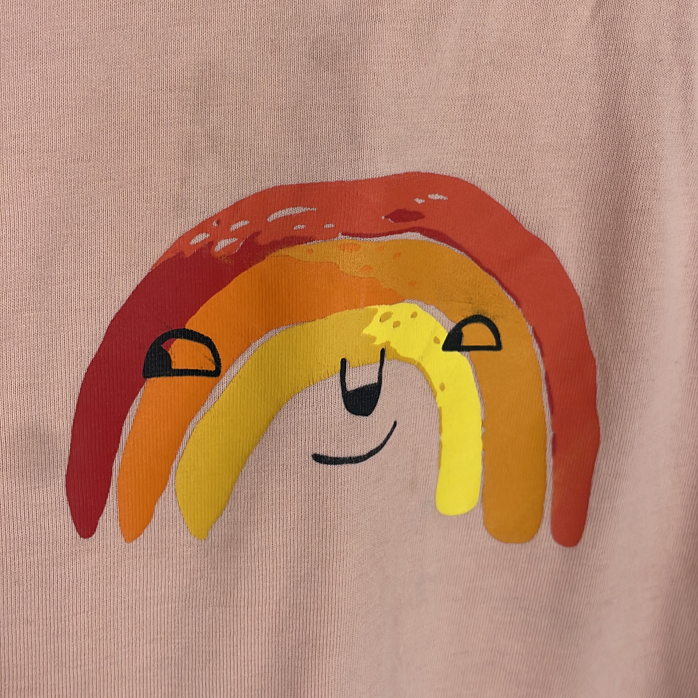 1-FILOU & FRIENDS - T-shirt à motif arc-en-ciel - 3 ans