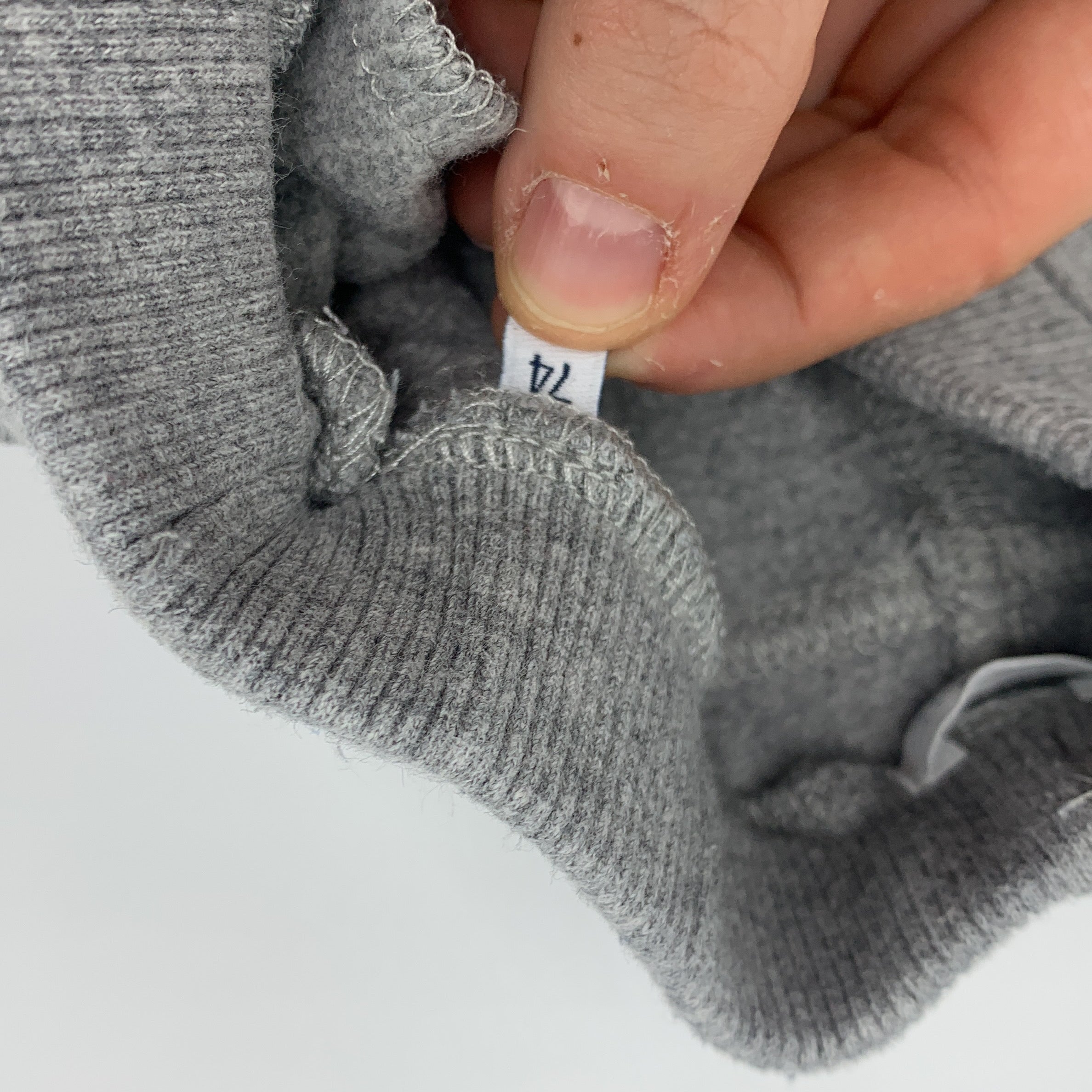 2-Pantalon de jogging GYMP gris chiné avec boutons décoratifs 🧸