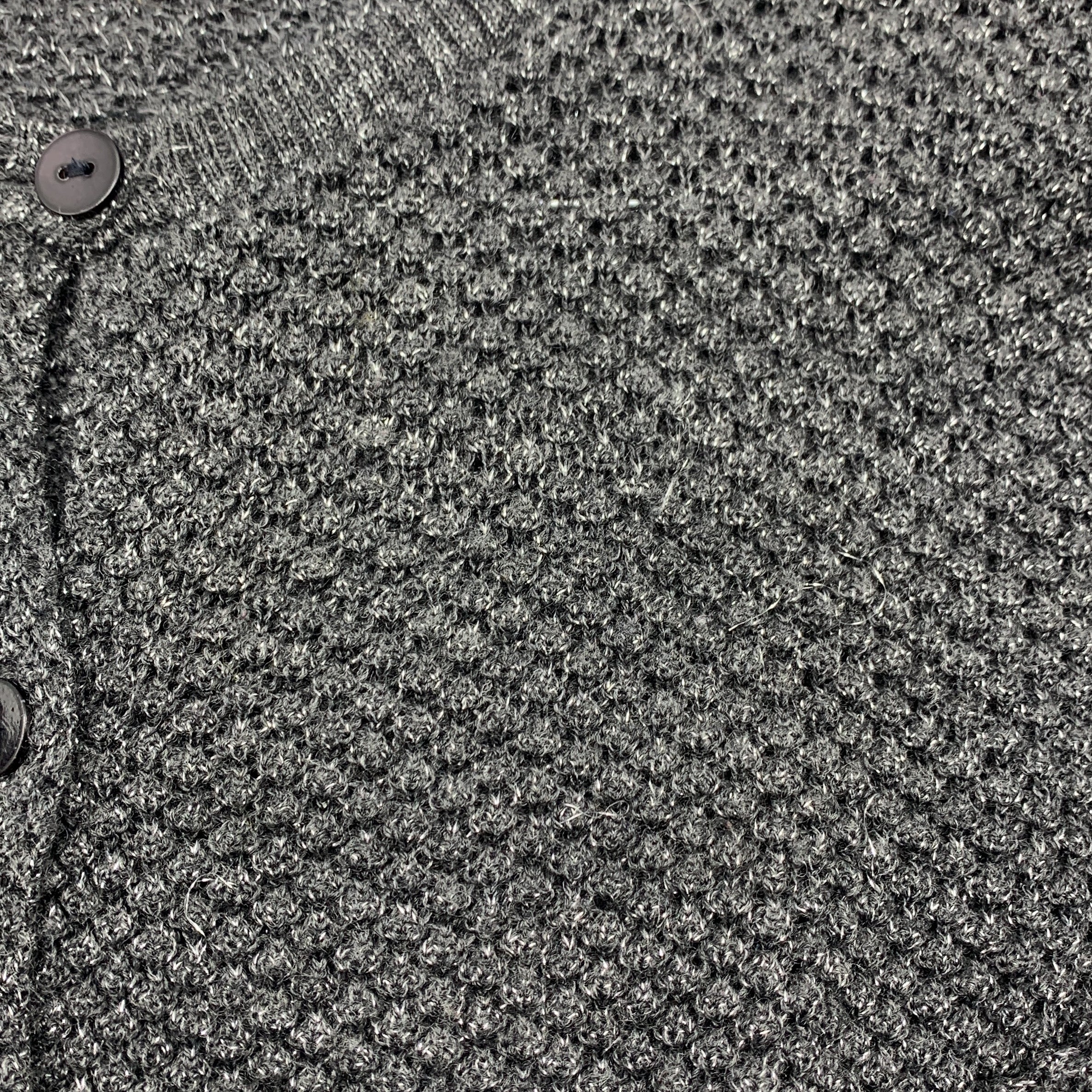 2-Cardigan maille gris chiné Bonpoint, taille 8 ans ✨