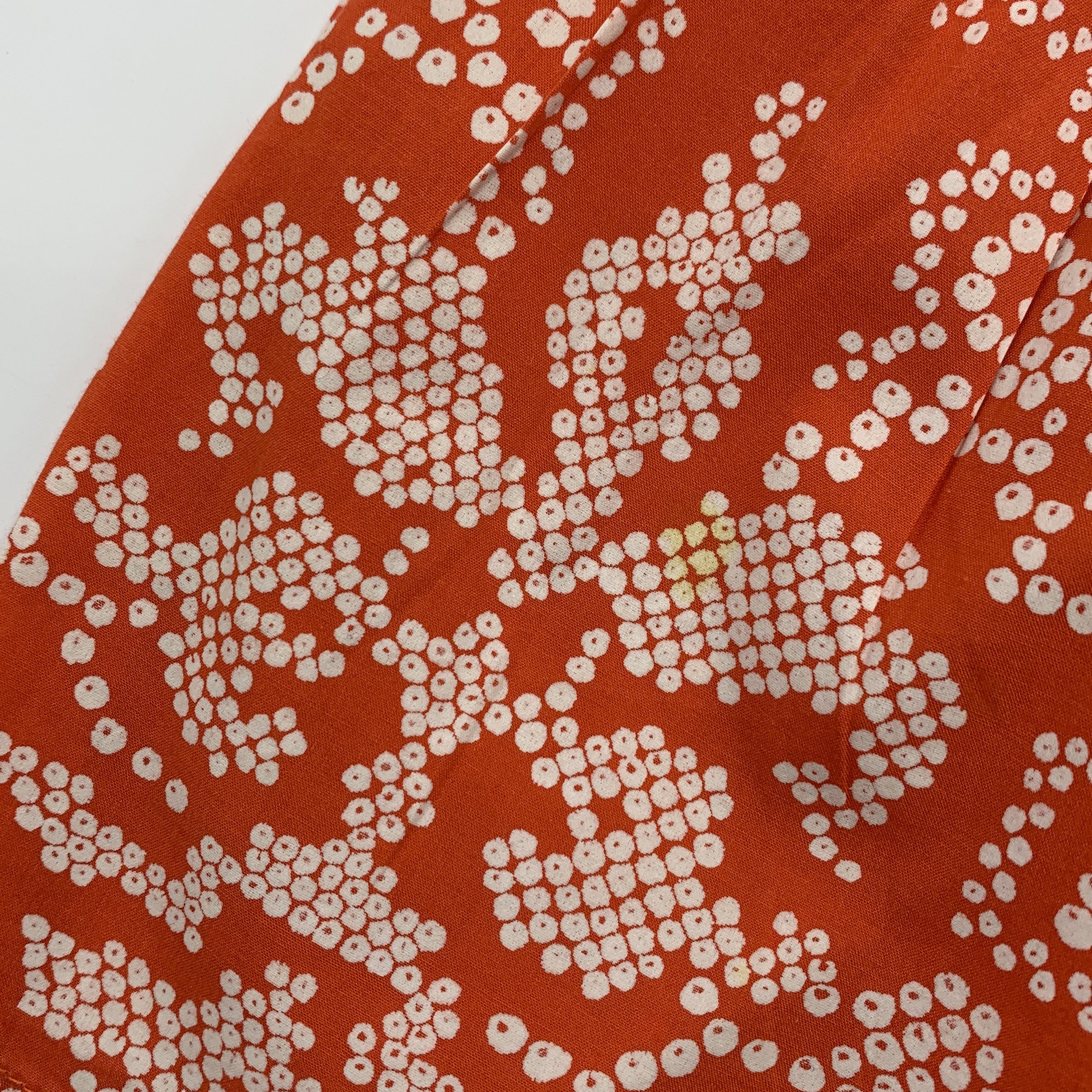 2-Rhapsody Robe d'été orange à pois 🏵️