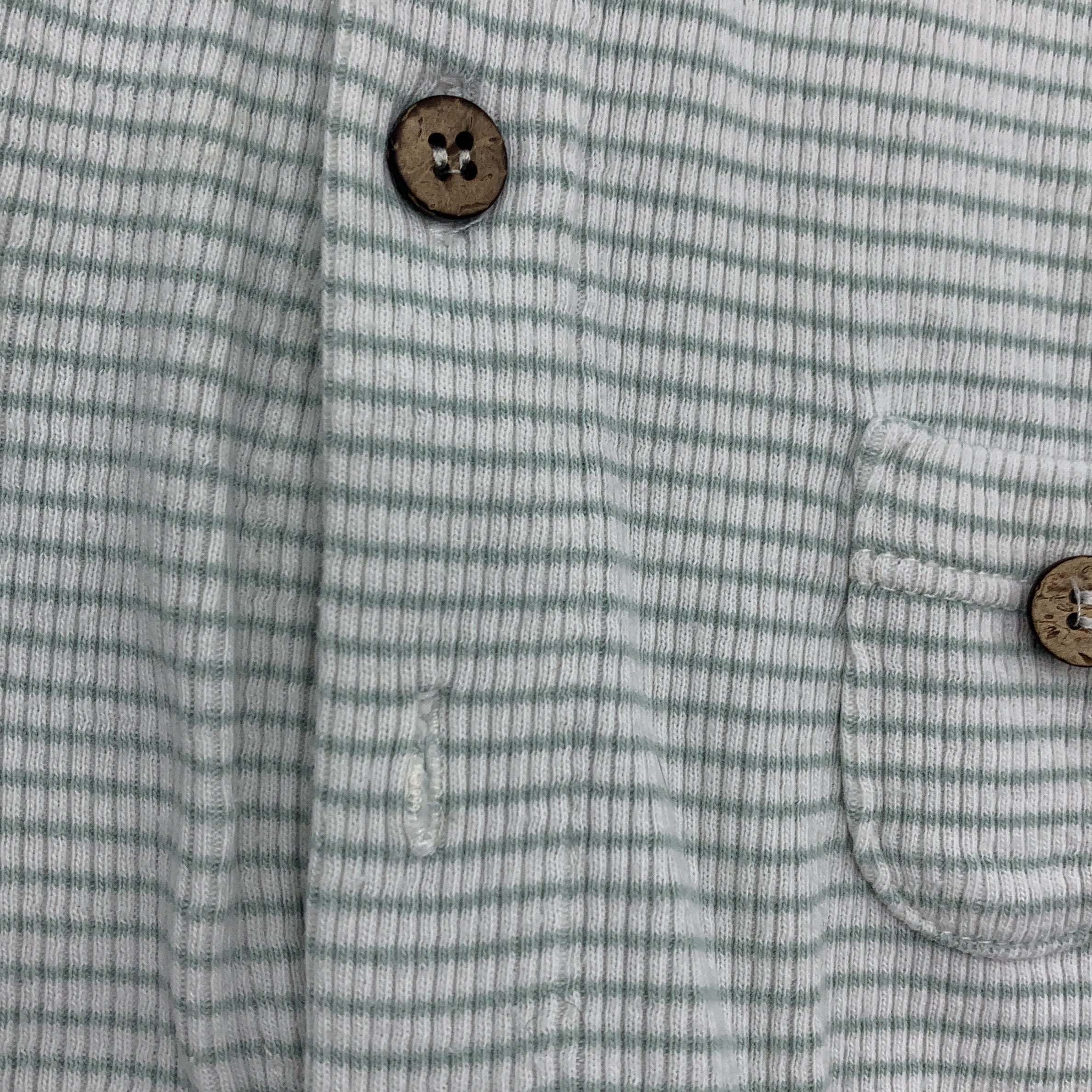 2-I+in the family Combinaison bébé rayée à boutons 👶