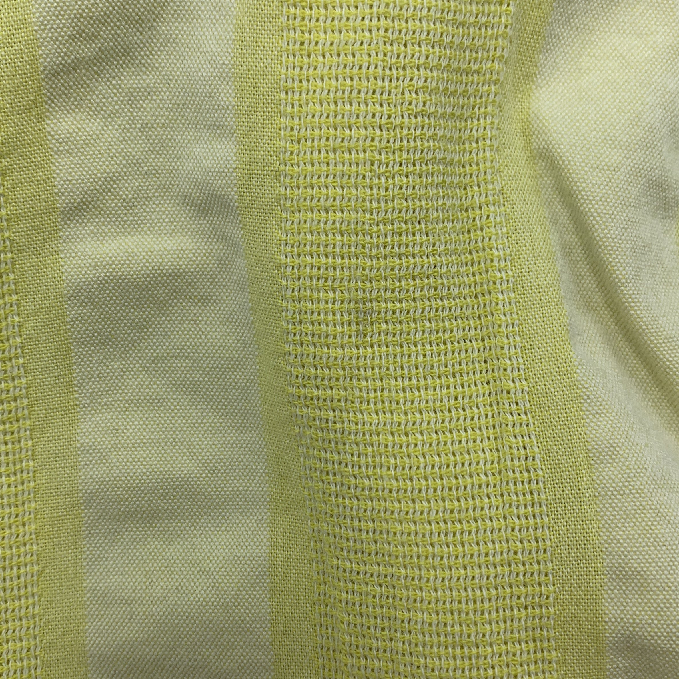 2-FILOU & FRIENDS Robe rayée jaune et blanche 💛