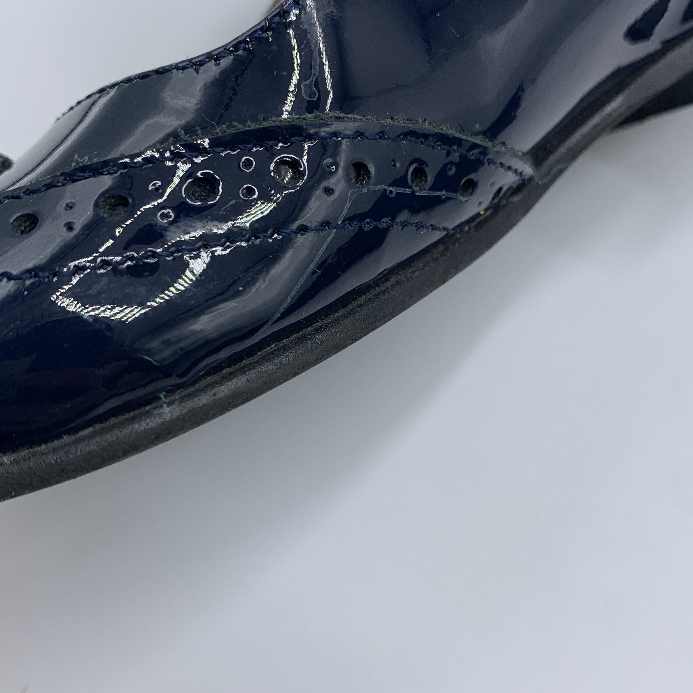 2-Chaussures Jacadi Paris, babies vernies bleues 💙