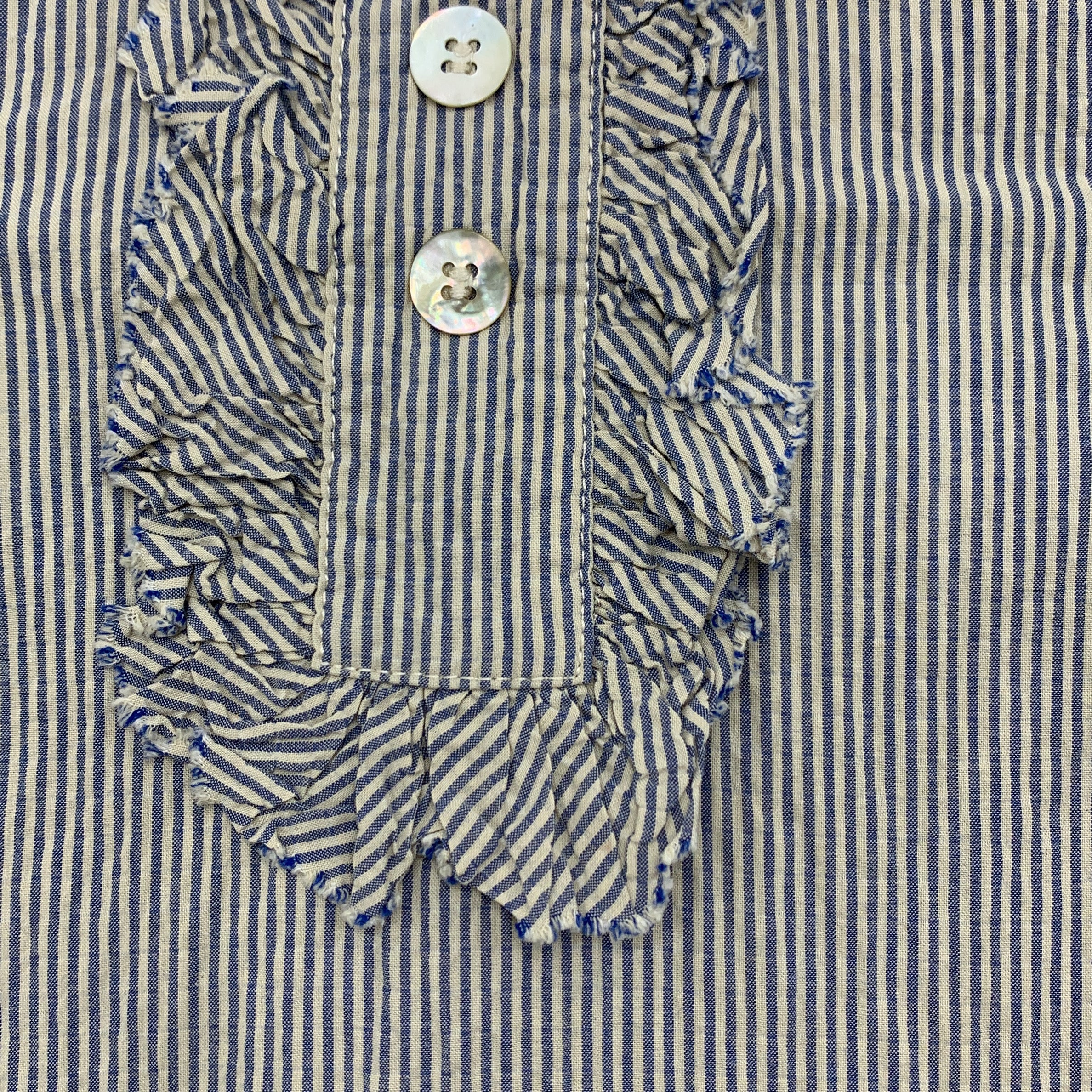 2-Chemise rayée BABE & TESS, 9 mois, à volants 👕