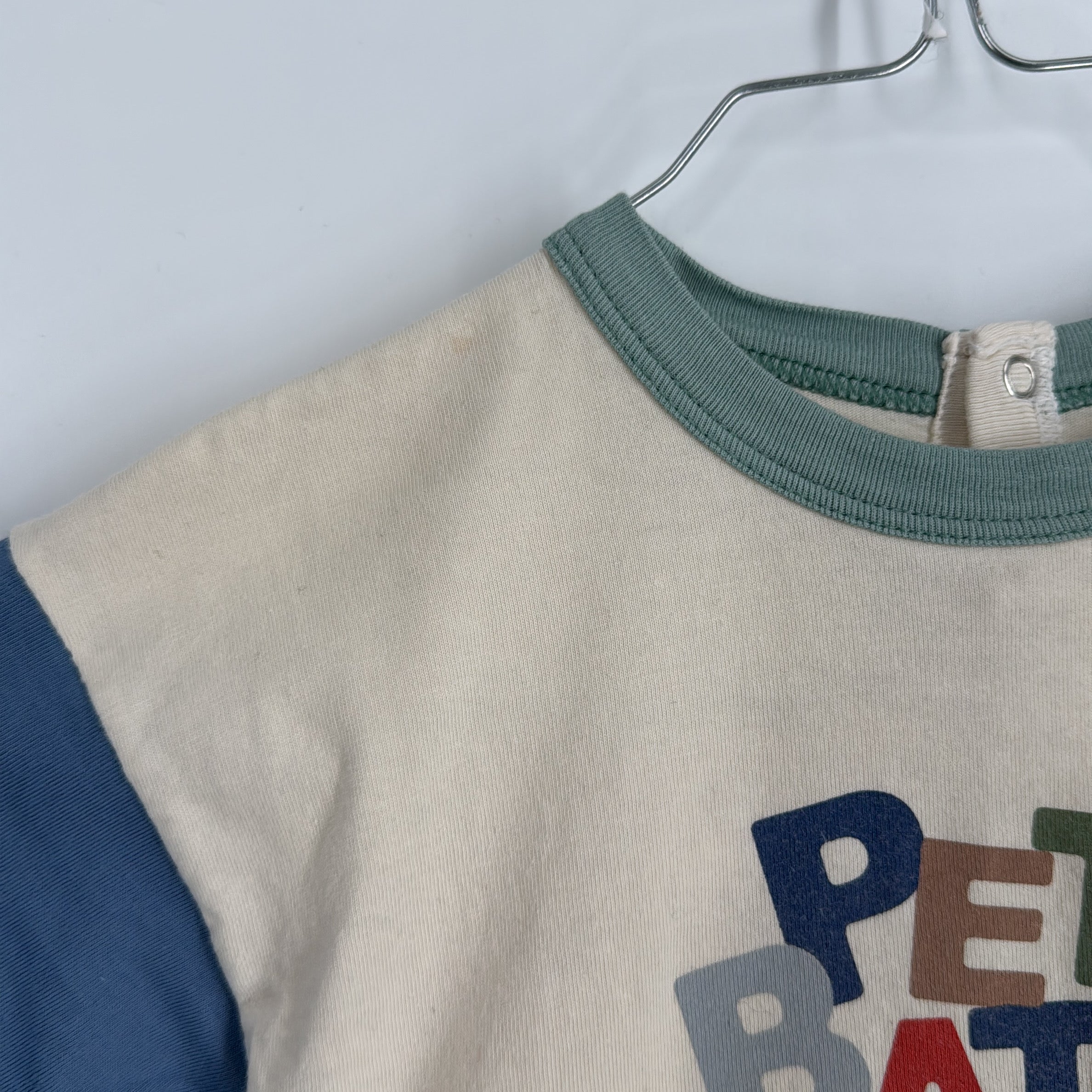 2-Petit Bateau - T-shirt manches longues - 24m/86cm