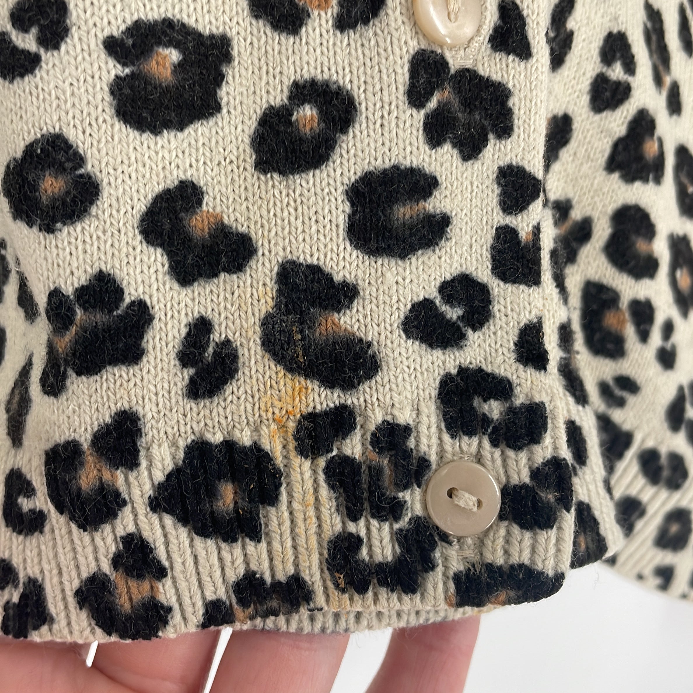 2-H&M - Gilet à motif léopard - 4-6 ans