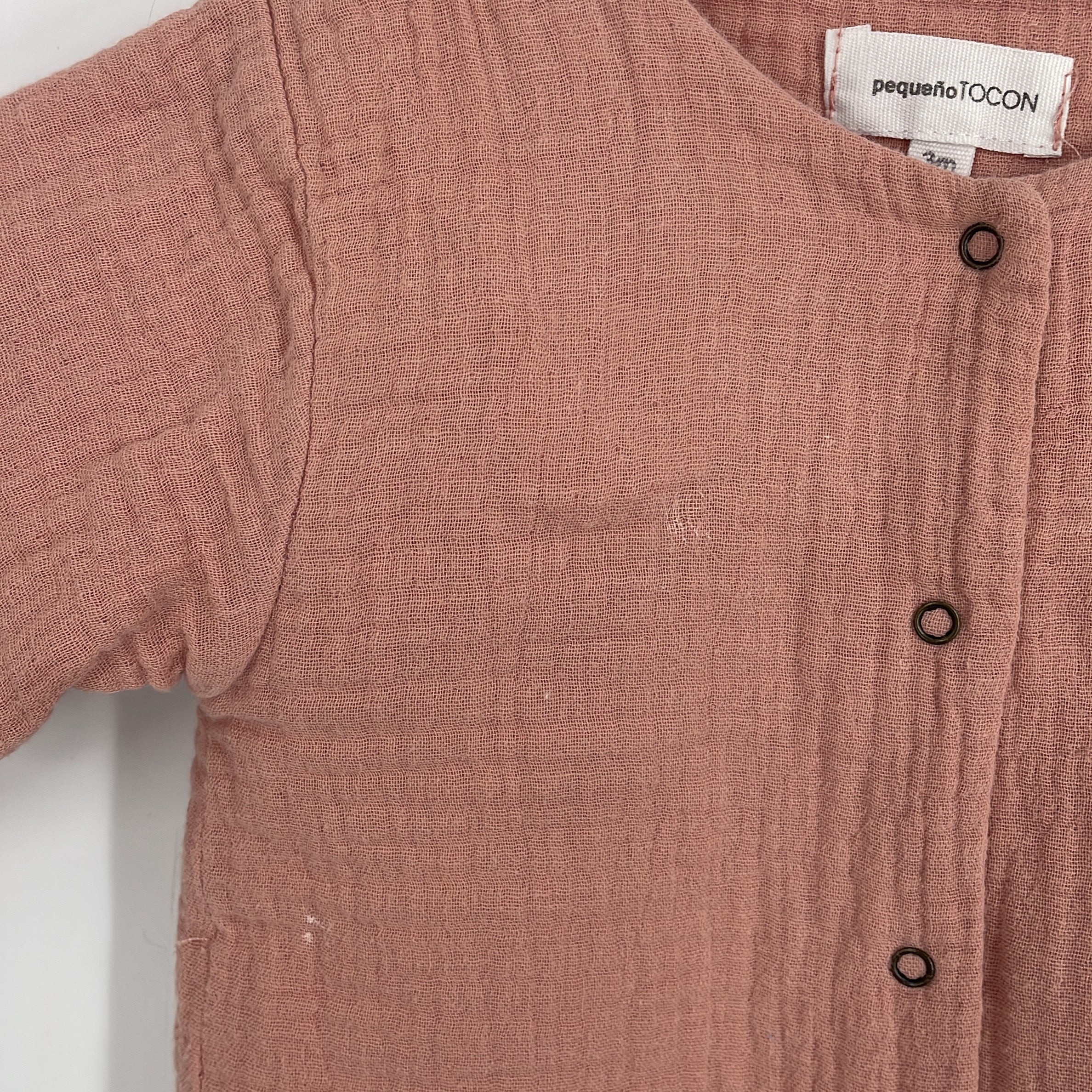 2-Pequeño TOCON - Gilet en mousseline de coton - 3 mois