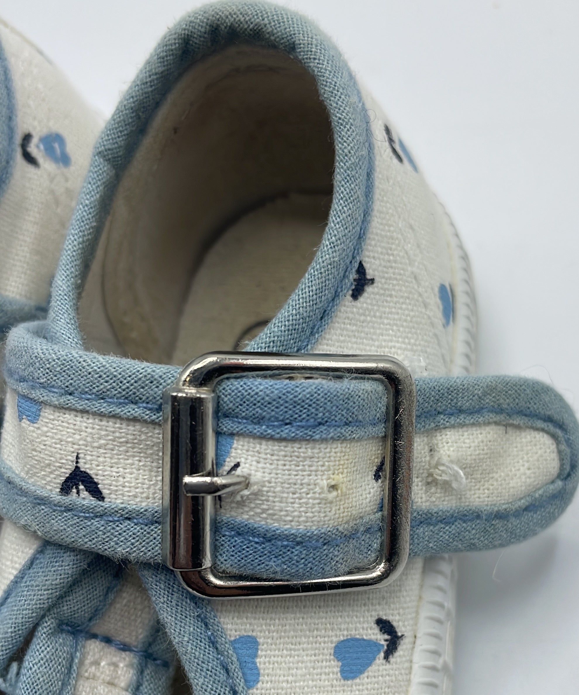 2-Chaussures Bébé - Toile Imprimée - Taille 22